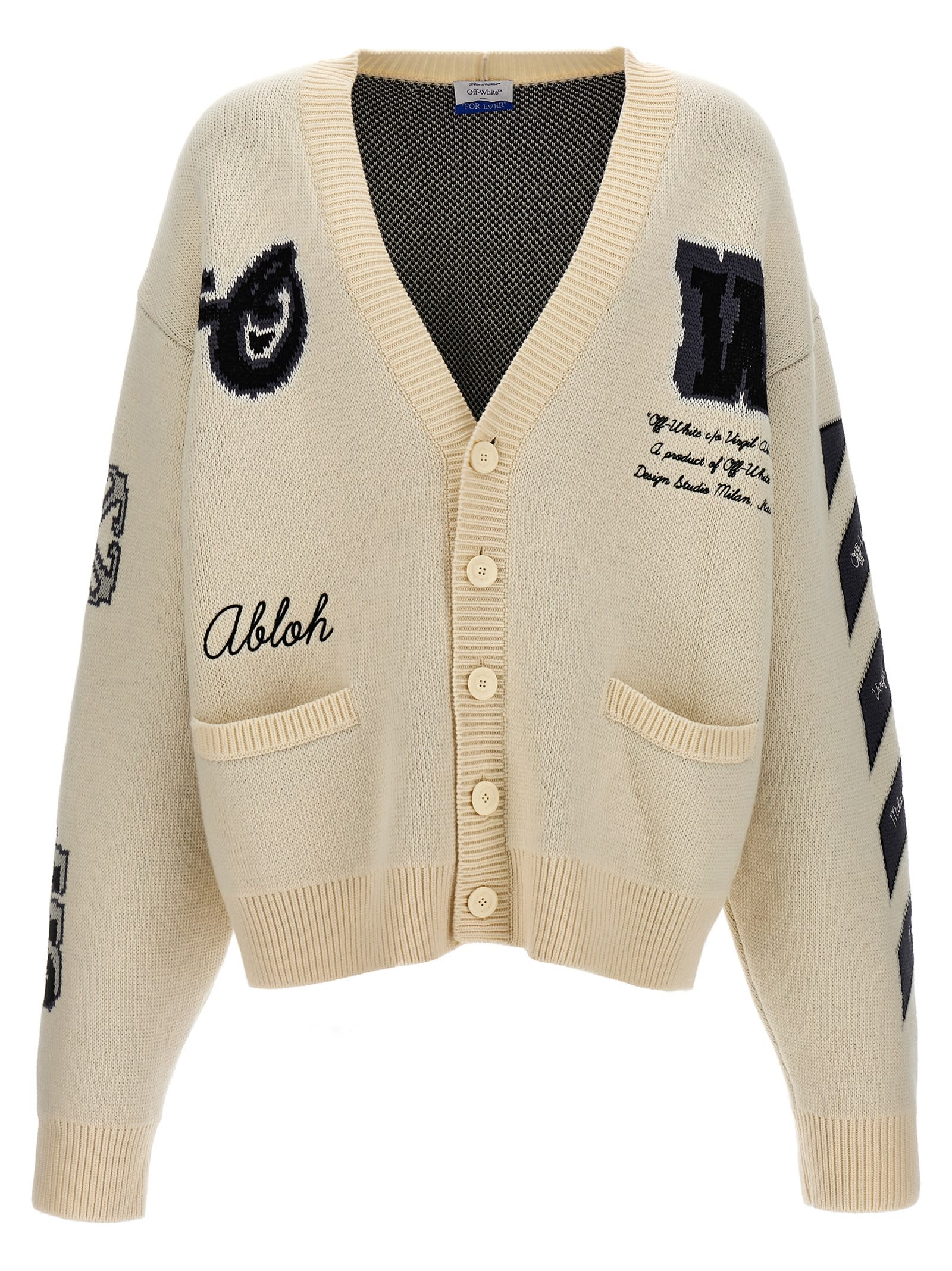 ニット・セーター Off-White 'Varsity' cardigan Off-White 'varsity' Cardigan | italist