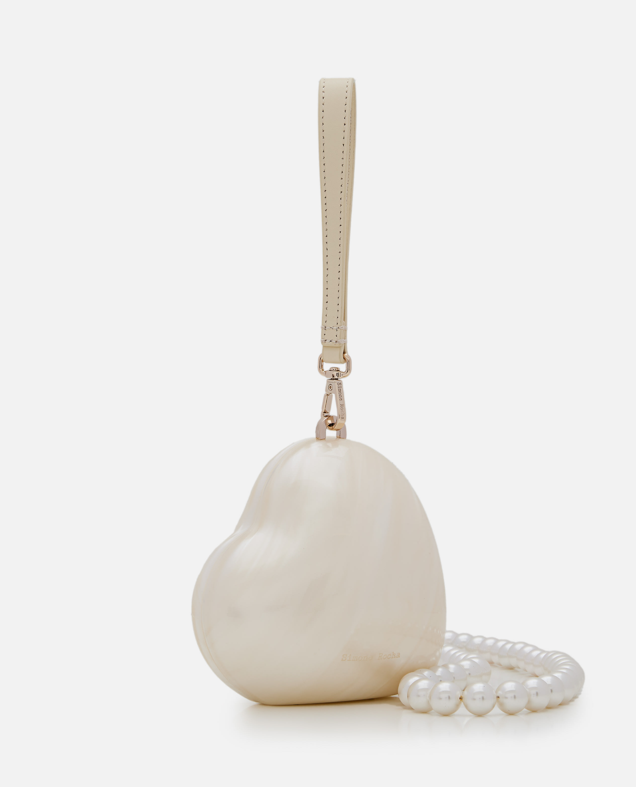 【Simone Rocha】フラワートリムトートバッグ Simone Rocha Sheer stuffed carnation pocket tote bag for