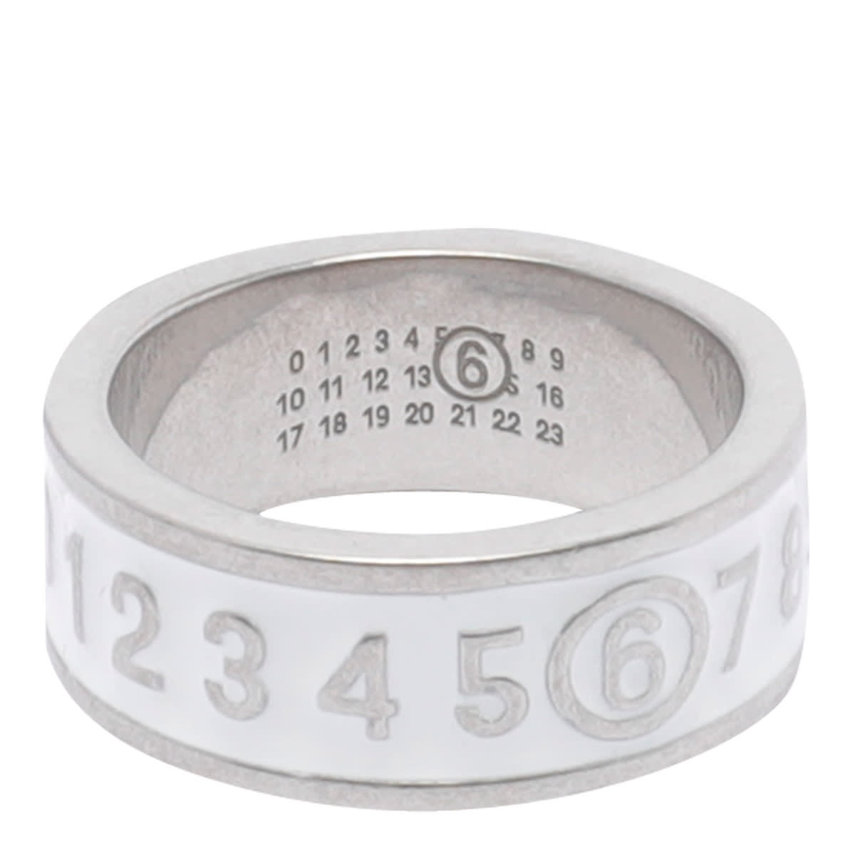 指輪・リング MM6 Number Logo Ring MM6 Maison Margiela Numeric Signature Logo Ring | italist