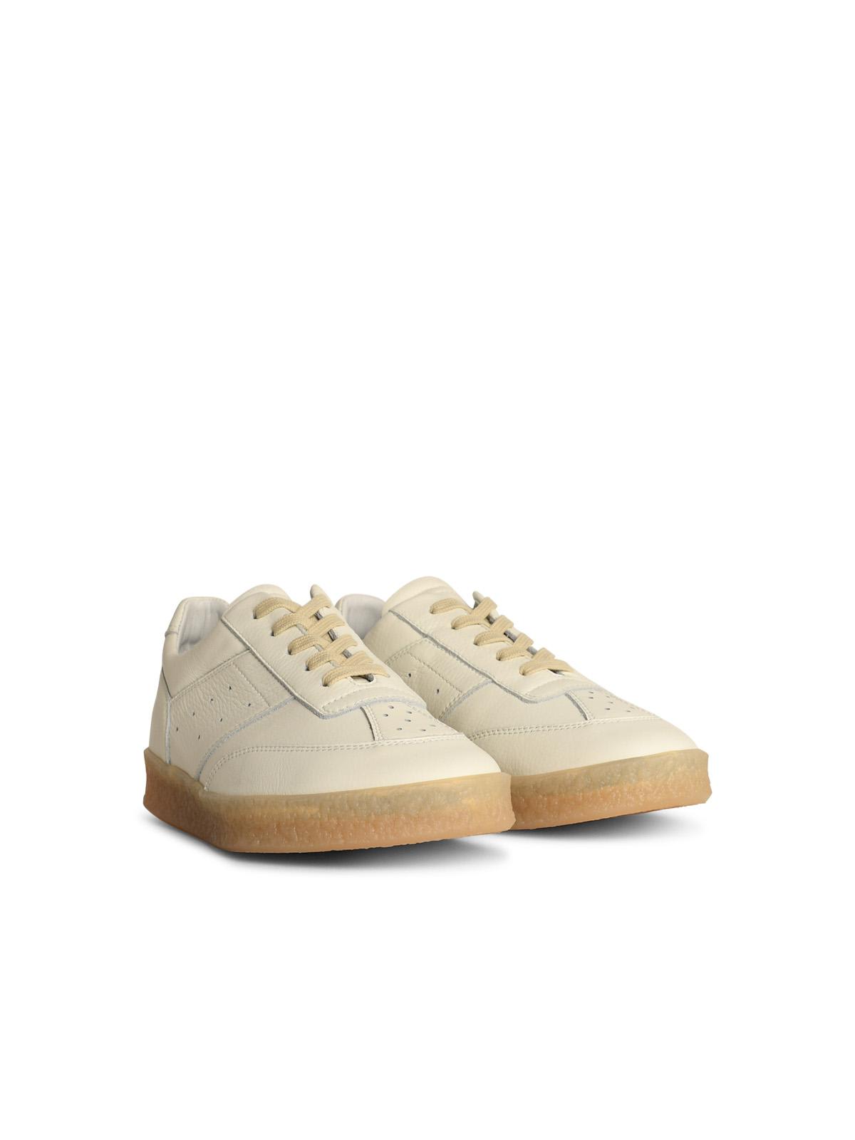 スニーカー MM6 MAISON MARGIELA Women Sneakers S59WS0212P7016T1003 White MM6 Maison Margiela White Leather Sneakers | italist, ALWAYS