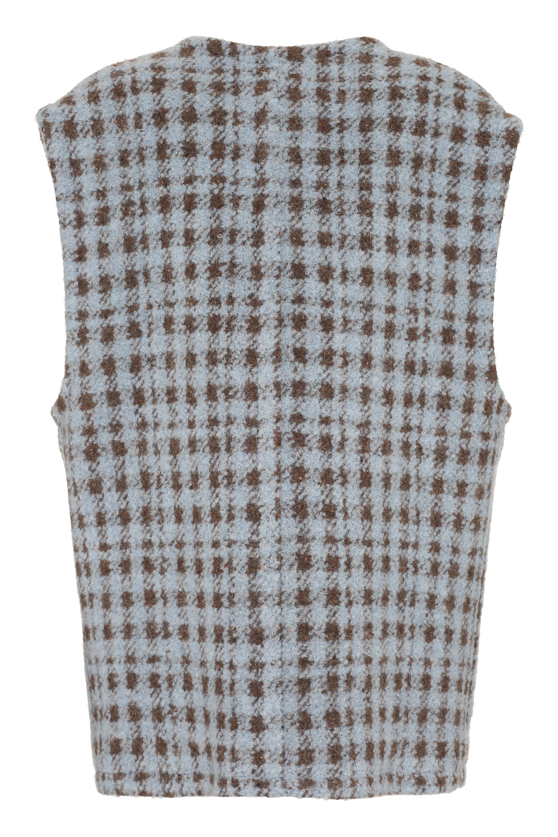 【送料&関税込】Etro Mixed Wool Waist Coat Etro Denim Waistcoat | italist