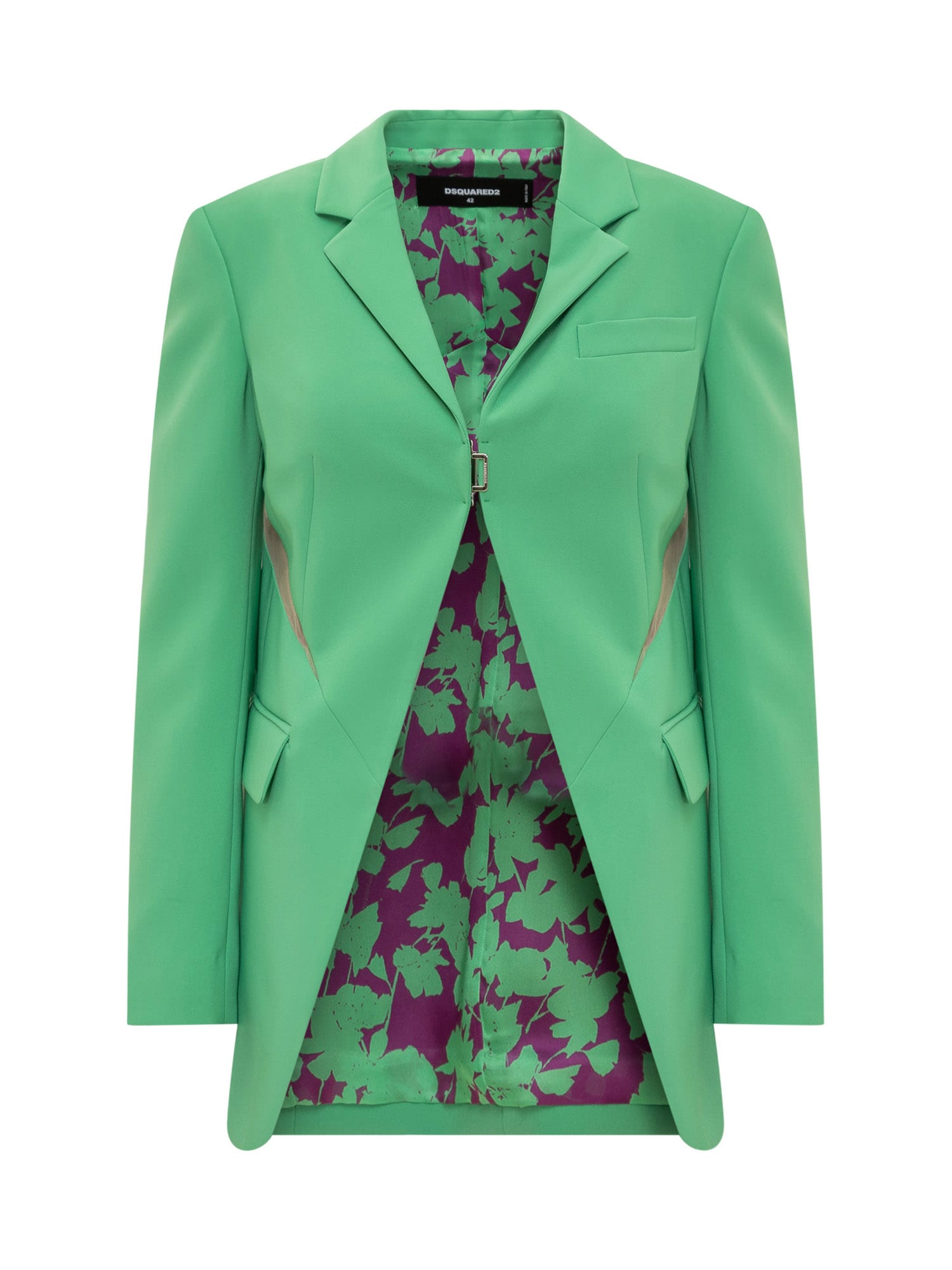ジャケット D SQUARED2 Tulle insert blazer jacket Dsquared2 Tulle Insert Blazer Jacket | italist