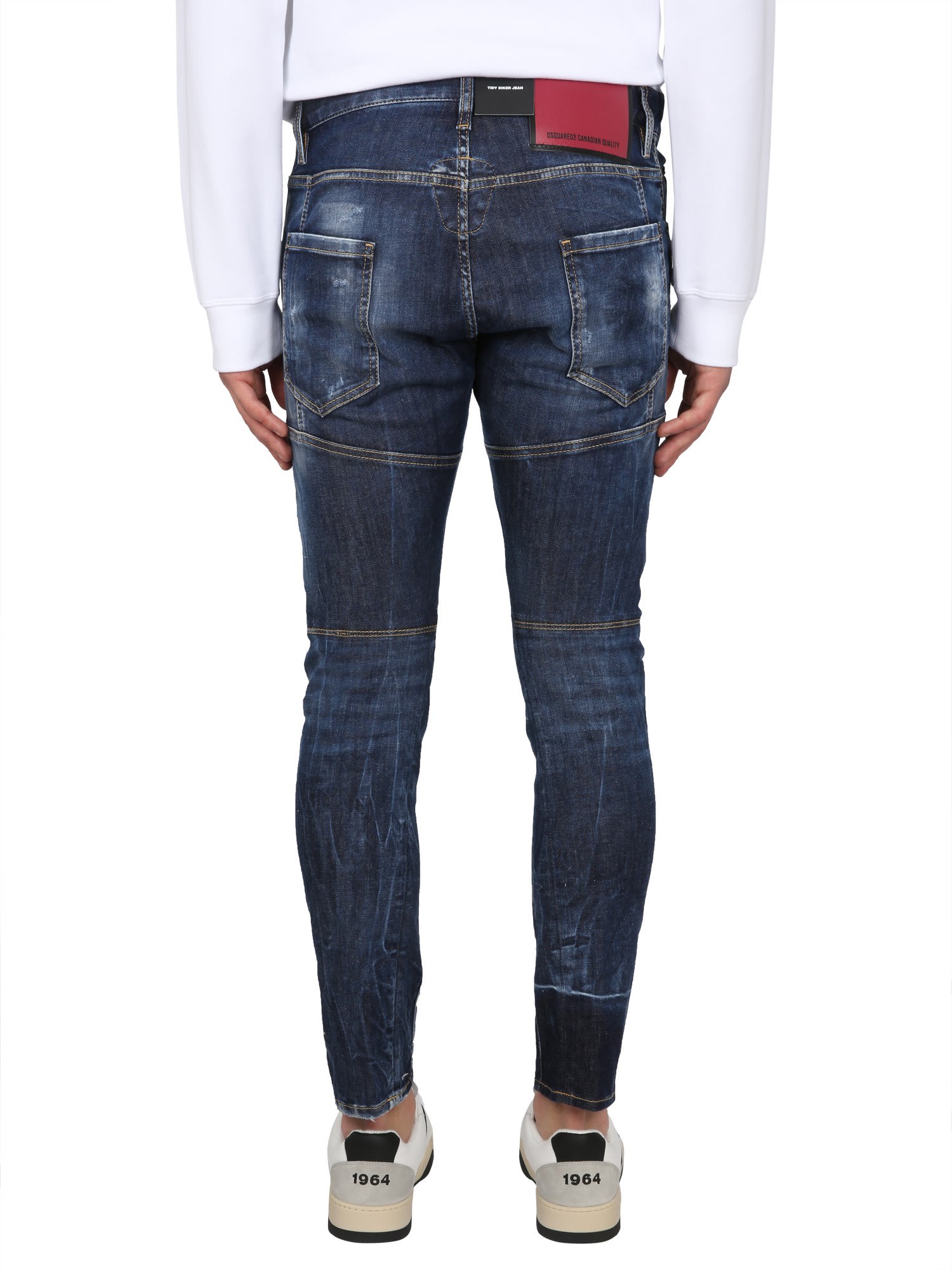 【DSQUARED2】Tidy biker jean Dsquared2 Tidy Biker Fit Jeans | italist