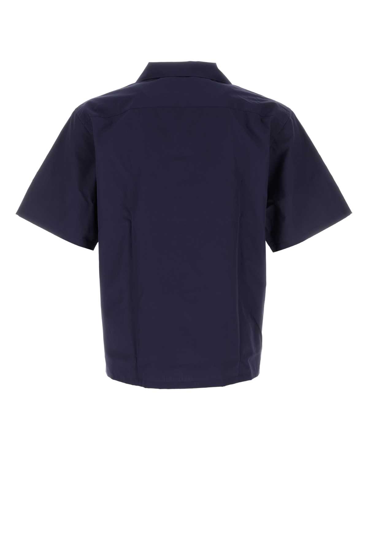 シャツ Prada Navy Blue Poplin Shirt Prada Navy Blue Poplin Shirt | italist