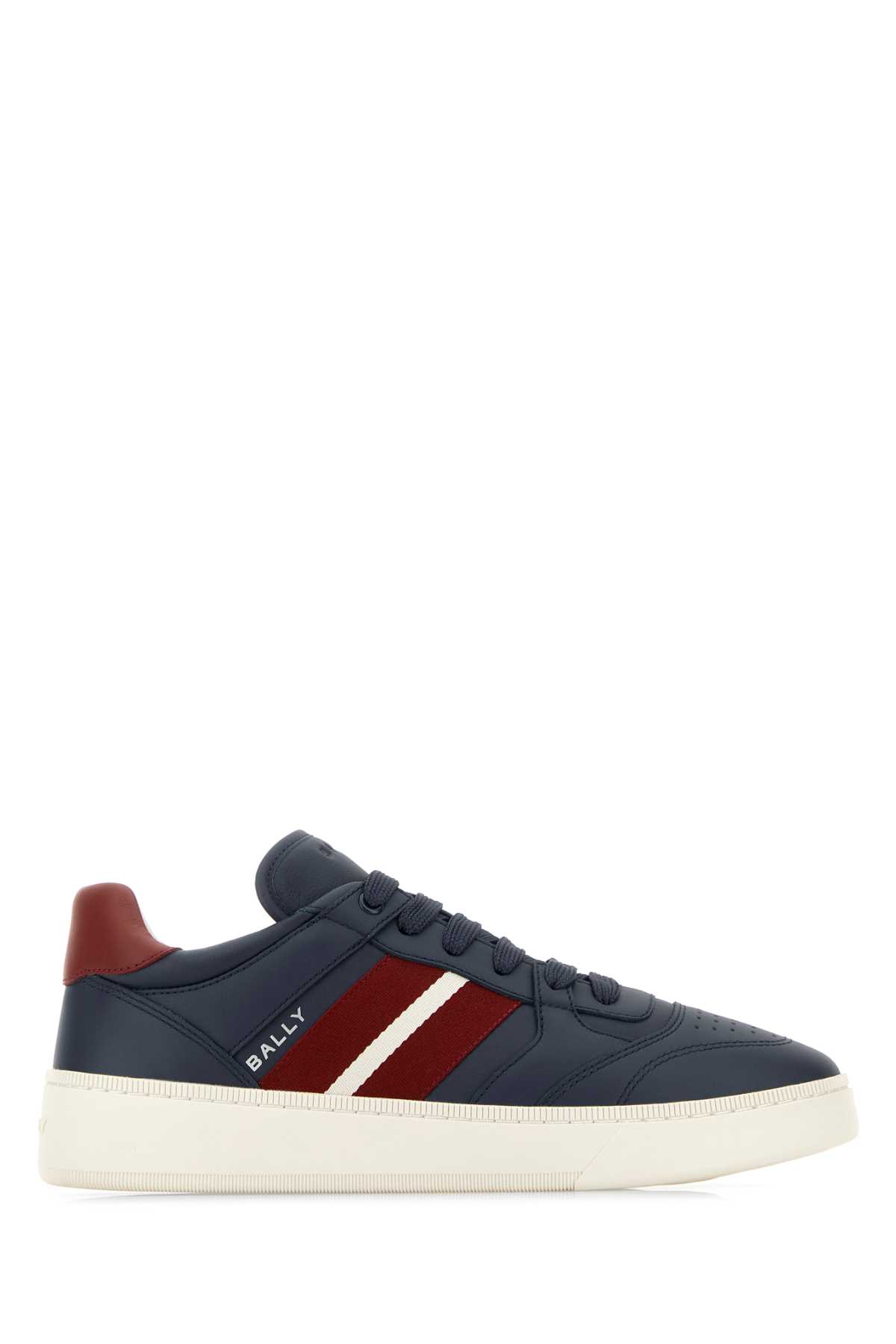 【送料&関税込】Bally Navy Blue Leather Rebby Sneakers Bally Navy Blue Leather Rebby Sneakers | italist