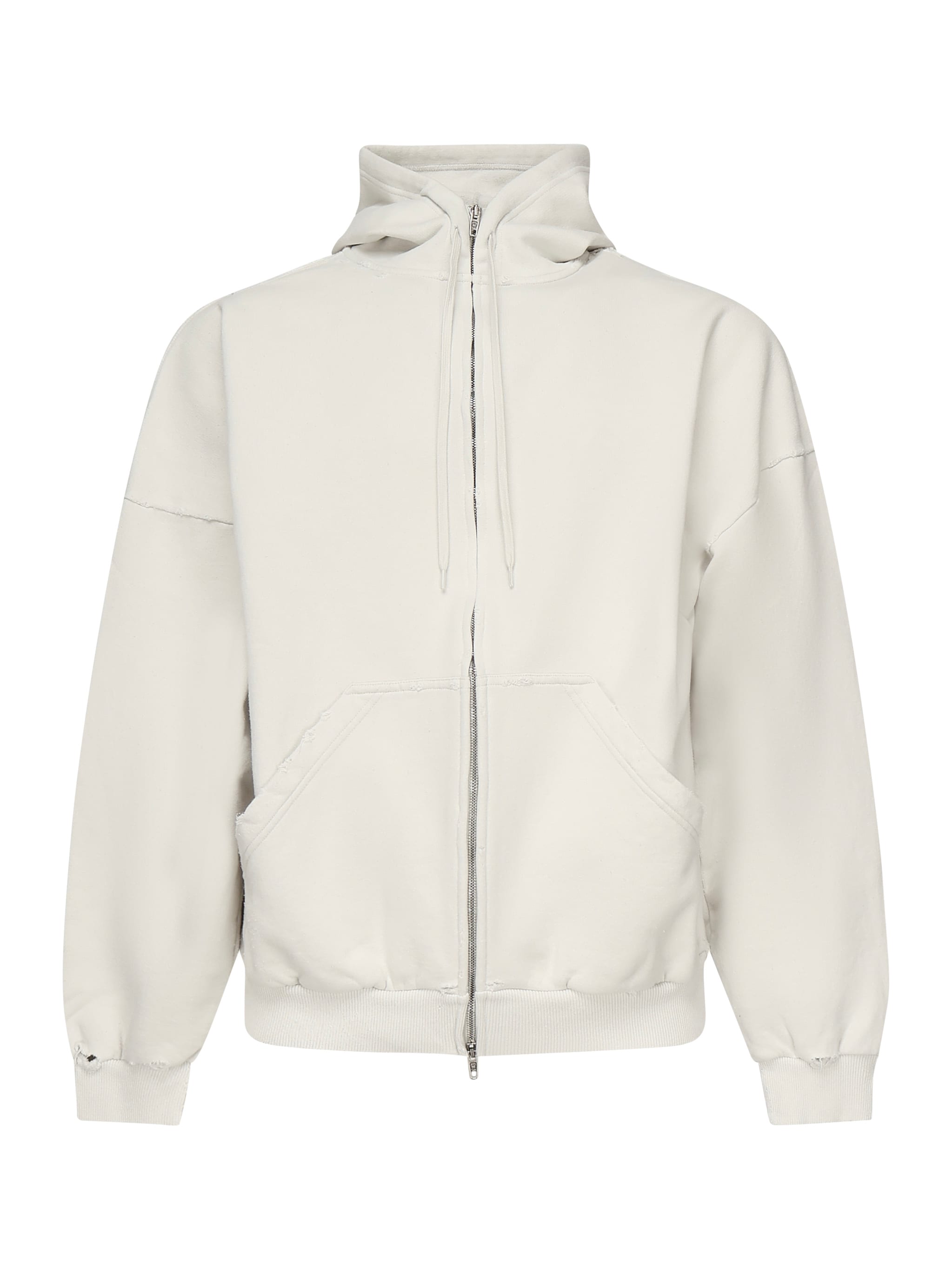 ◆国内完売◆【BALENCIAGA】Security Tape ジップ フーディー Men's Security Tape Logo Large Zip-up Hoodie in Black Faded