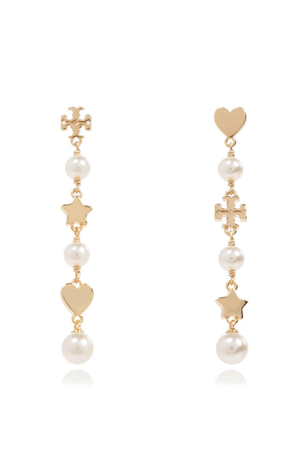 Tory Burch Kira Linear Pearl Earrings | italist
