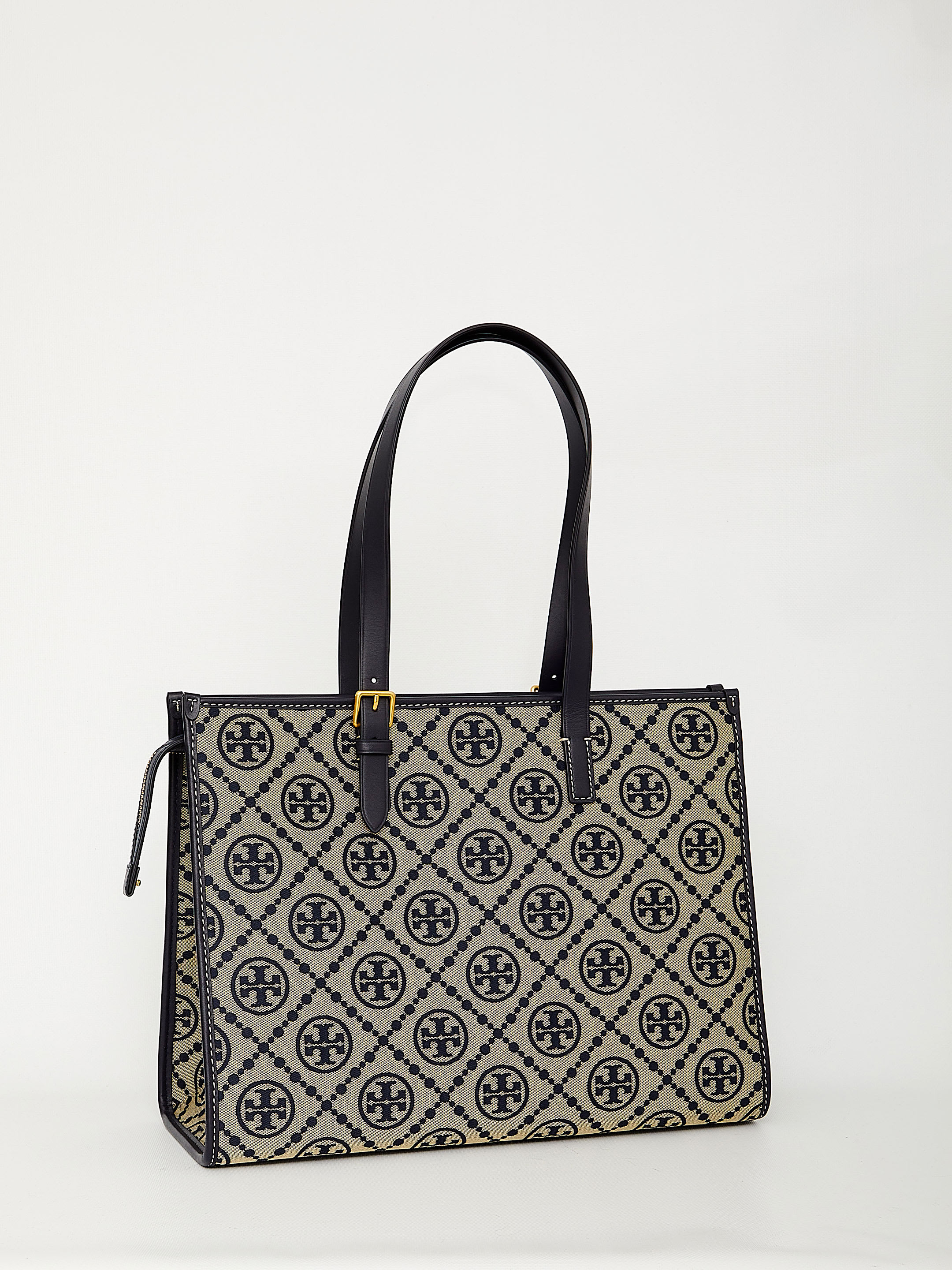 Tory Burch Brown T Monogram tote Bag at FORZIERI