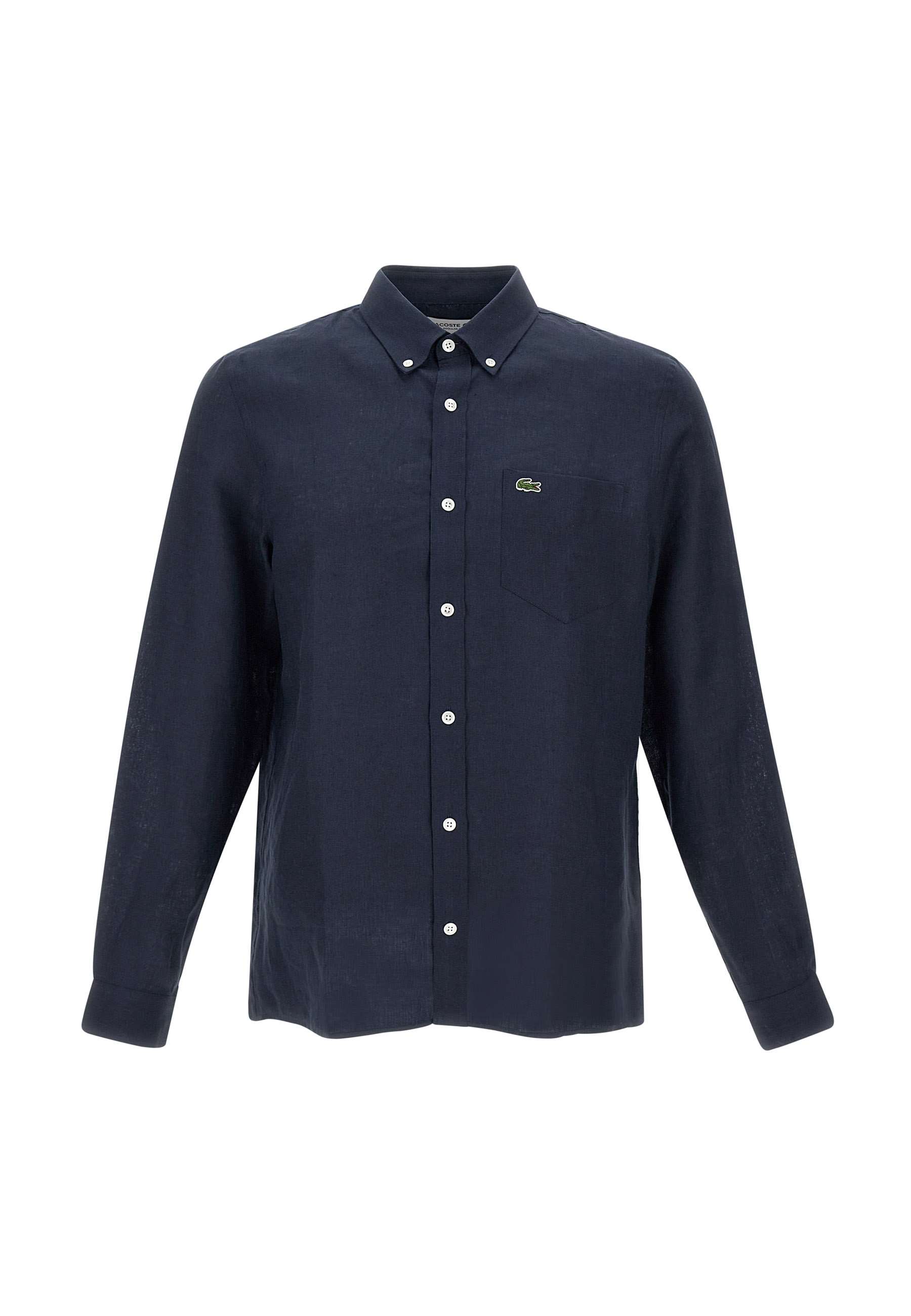 Lacoste Linen Shirt | italist, image size:1479x2136