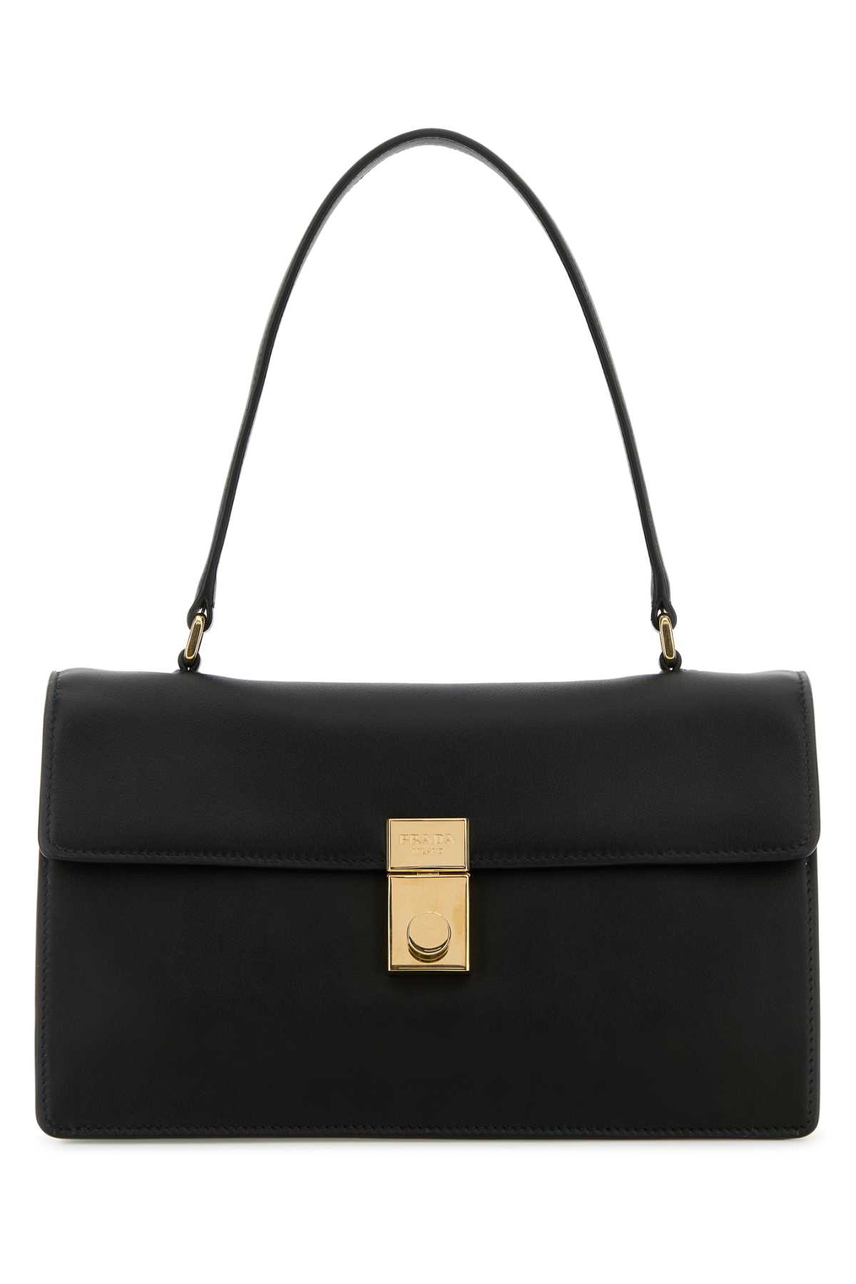 数量限定・早い者勝ち＊PRADA＊Black Leather Medium Handbag Prada Black Leather Handbag | italist