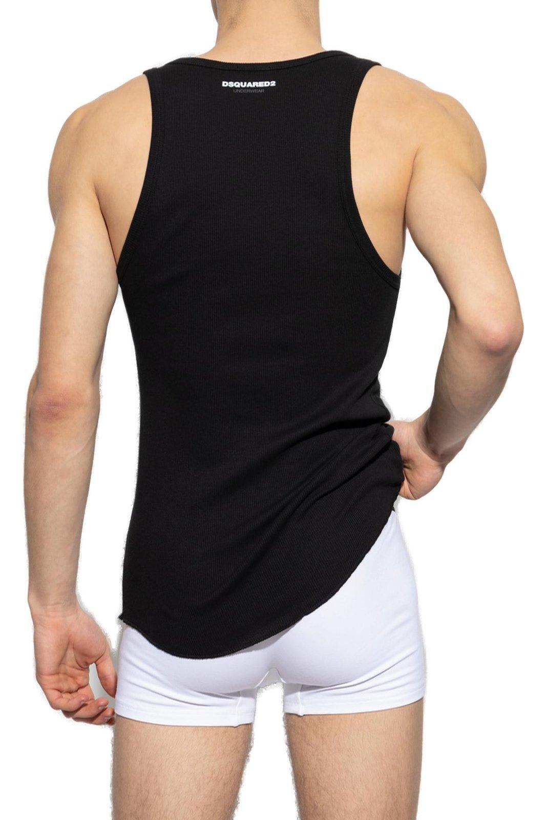 【送料&関税込】Dsquared2 Two-pack Logo Printed Tank Top Dsquared2 Two-pack Logo Printed Tank Top | italist