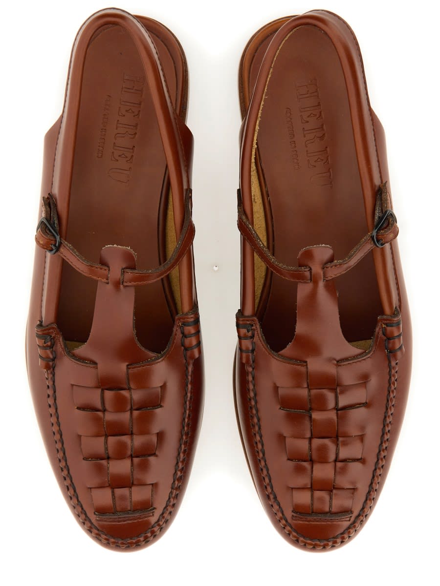 Hereu Moccasin Sligback T-bar 