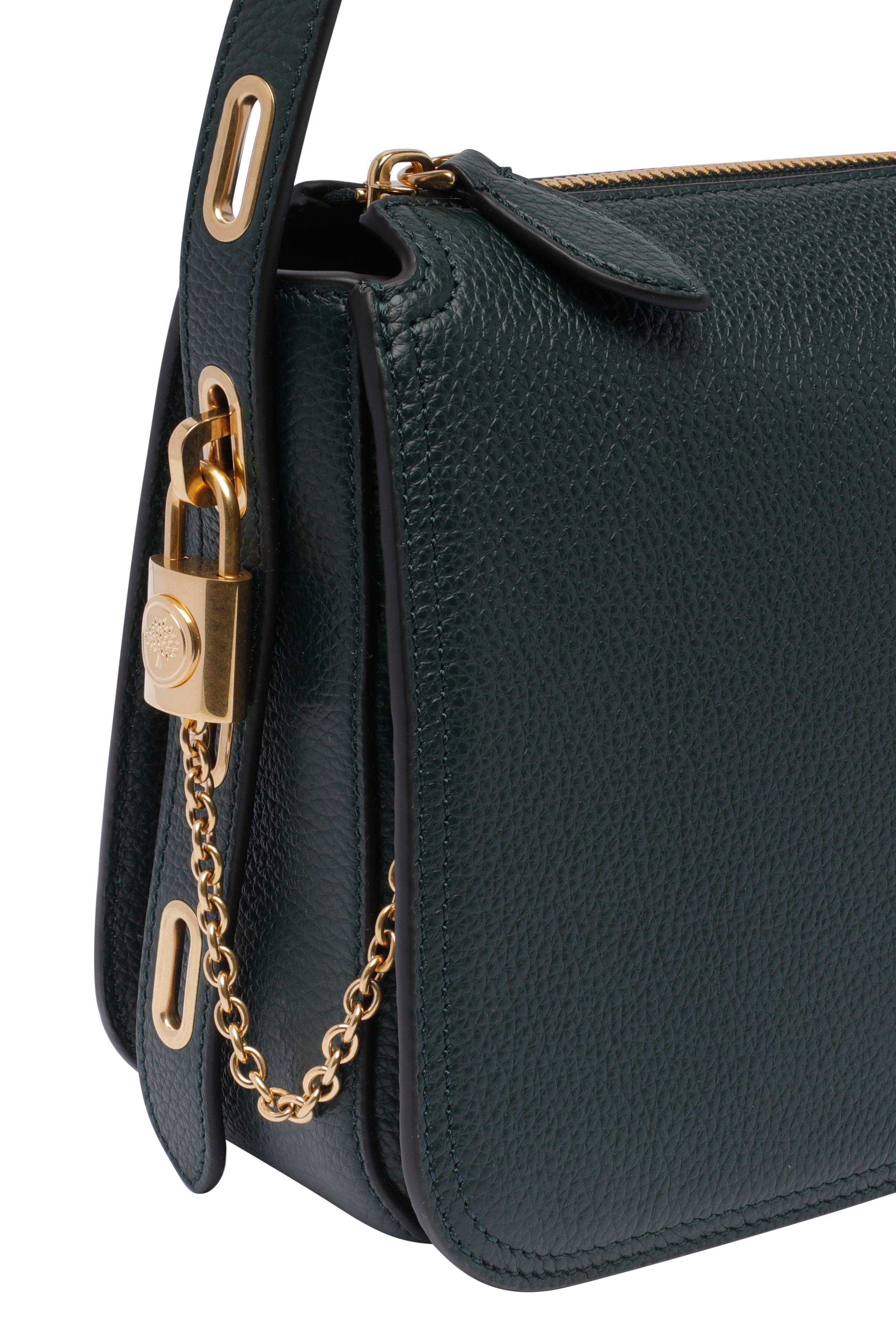 MULBERRY｜CROSSBAGS (RL6090 205 A100) Mulberry | Small Amberley Crossbody | Black Small Classic Grain