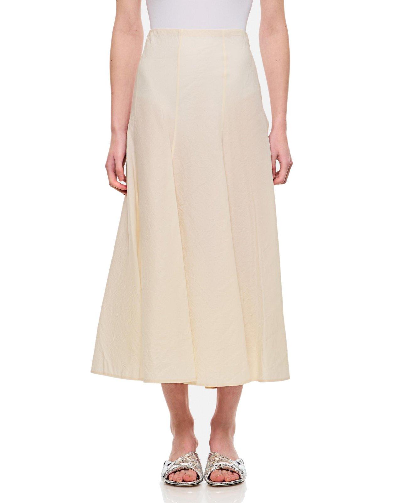 【送料&関税込】Khaite Lenno Flared Hem Midi Skirt Khaite Lenno Flared Hem Midi Skirt | italist