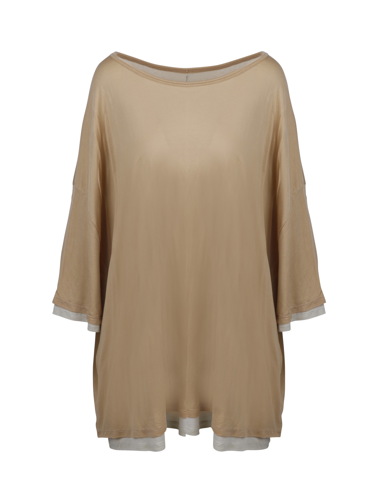 Rundholz Label Oversized T-shirt With Double Layer | italist, ALWAYS LIKE