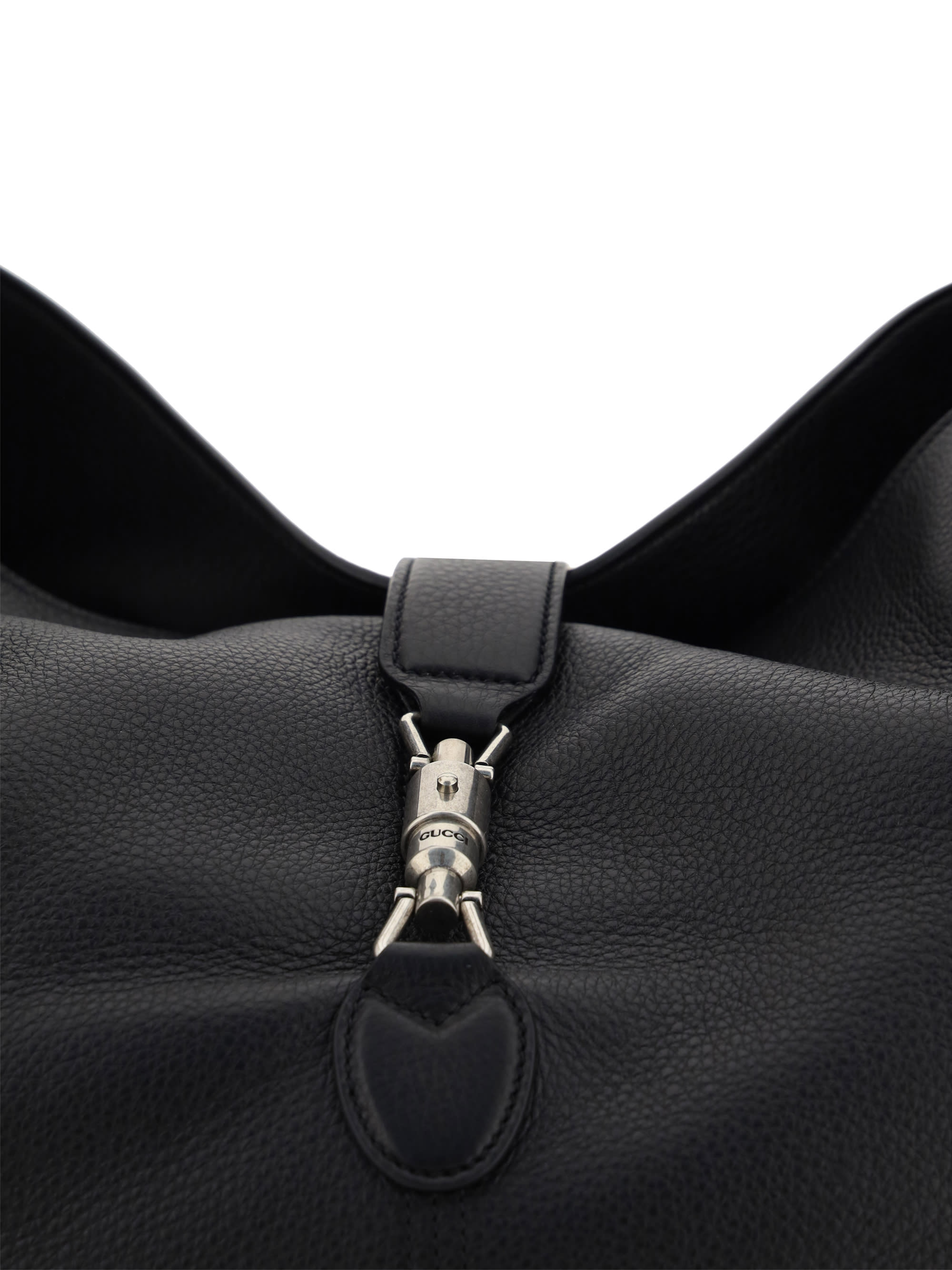 Jackie 1961 medium shoulder bag in Black Leather