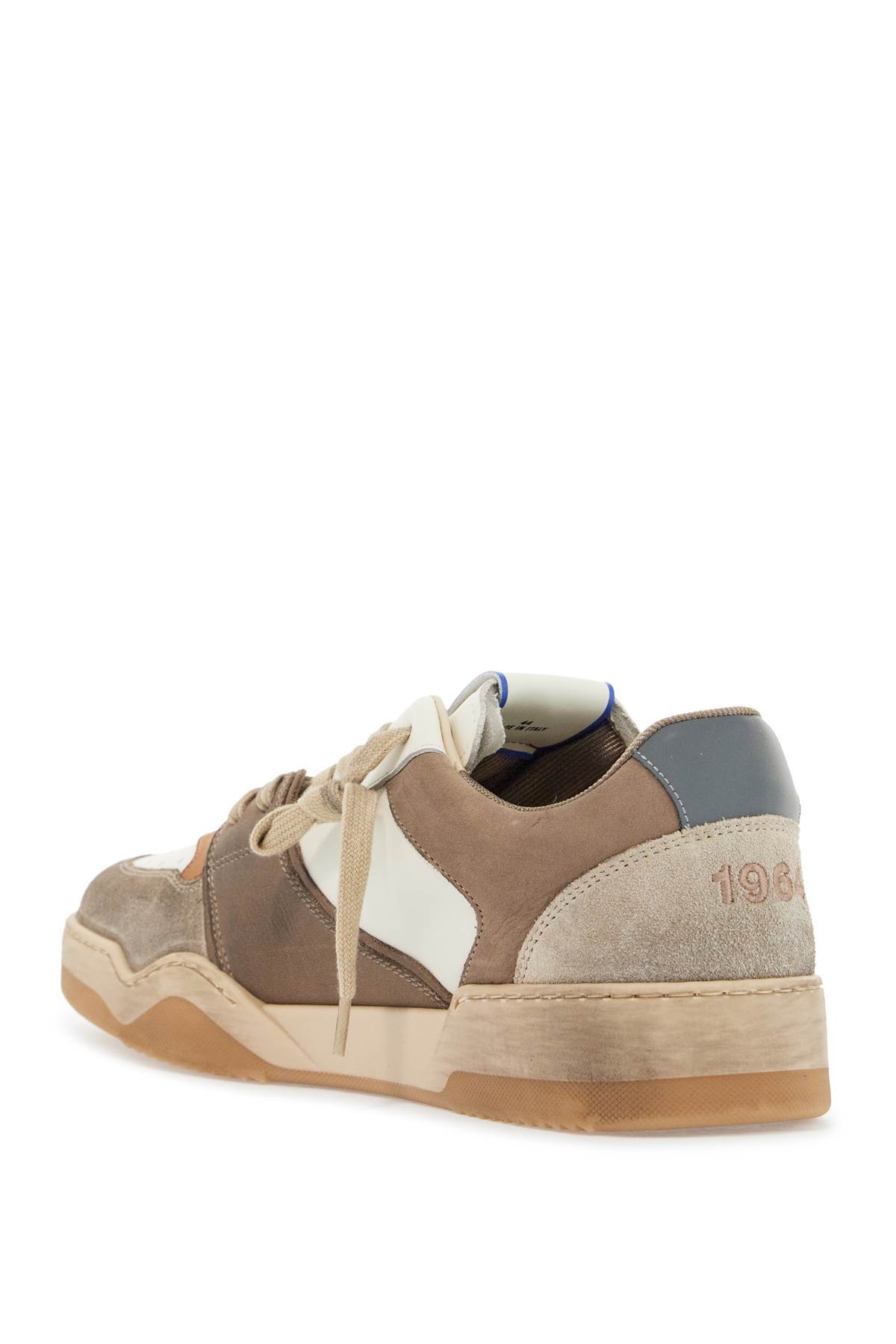 スニーカー D SQUARED2 SPIKER SNEAKERS IN LEATHER AND SUEDE Spiker Sneakers