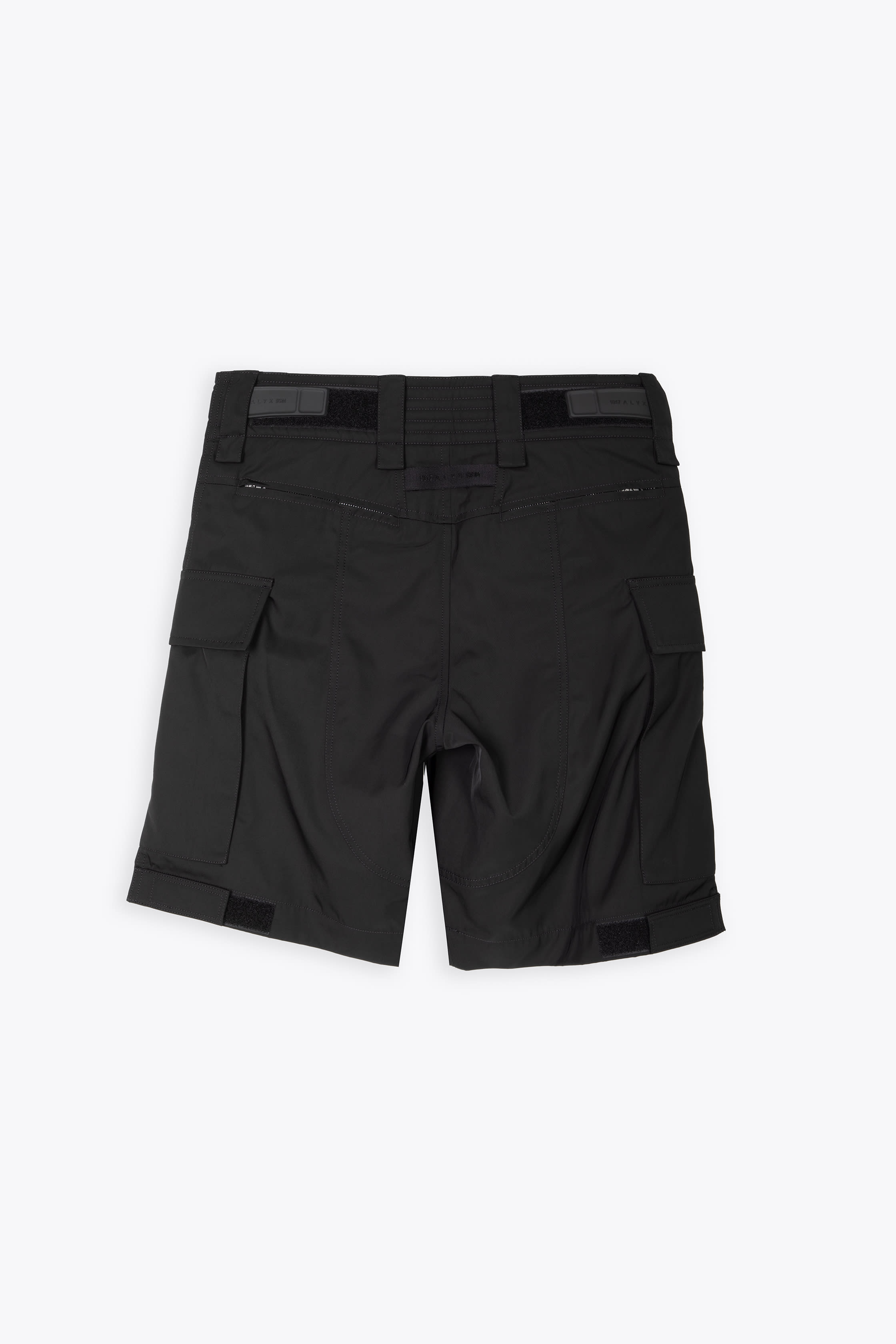 1017 ALYX 9SM Tactical Short - 1 Black nylon cargo short