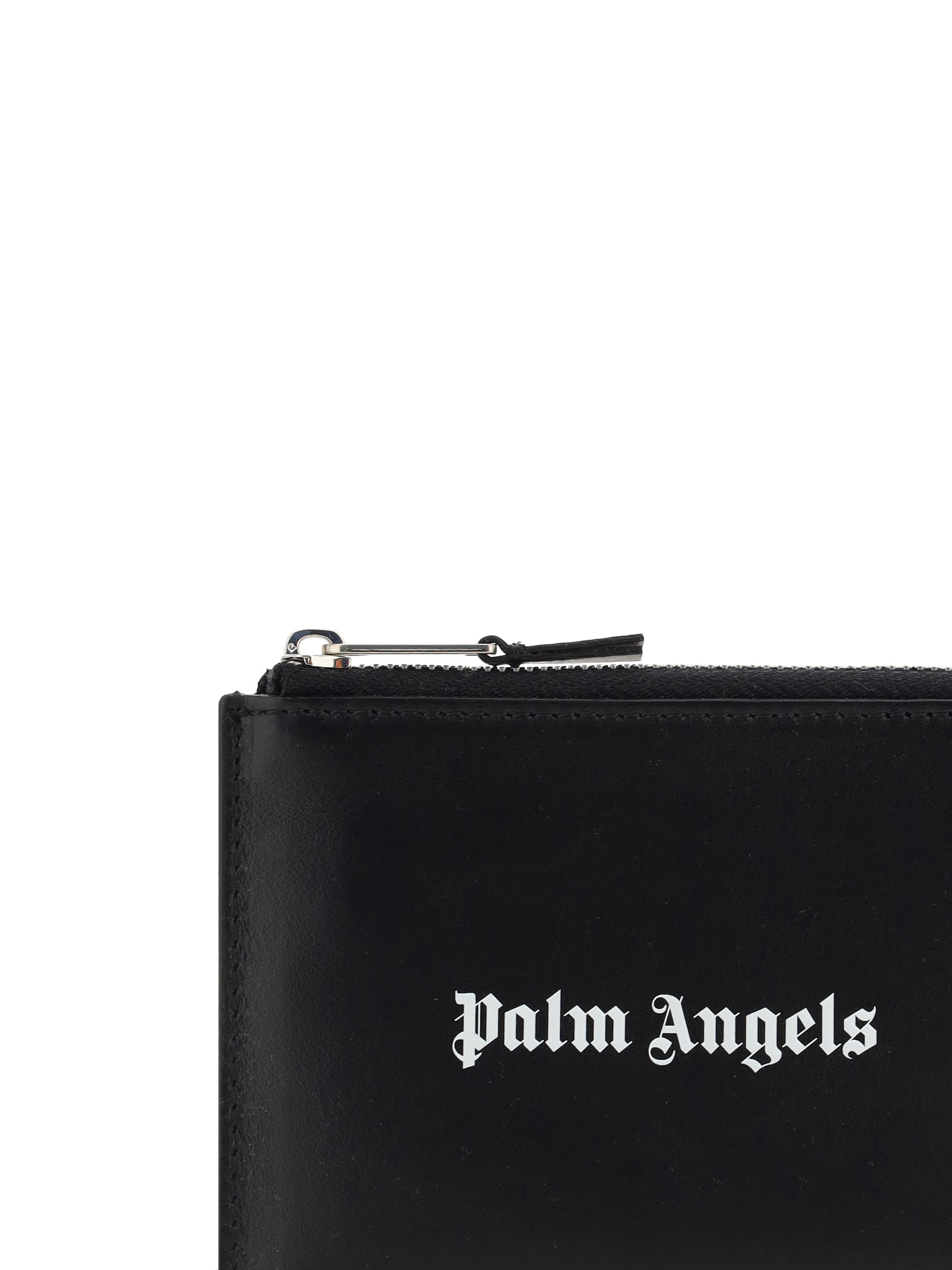 Palm Angels Portacarte Monogram in Black for Men