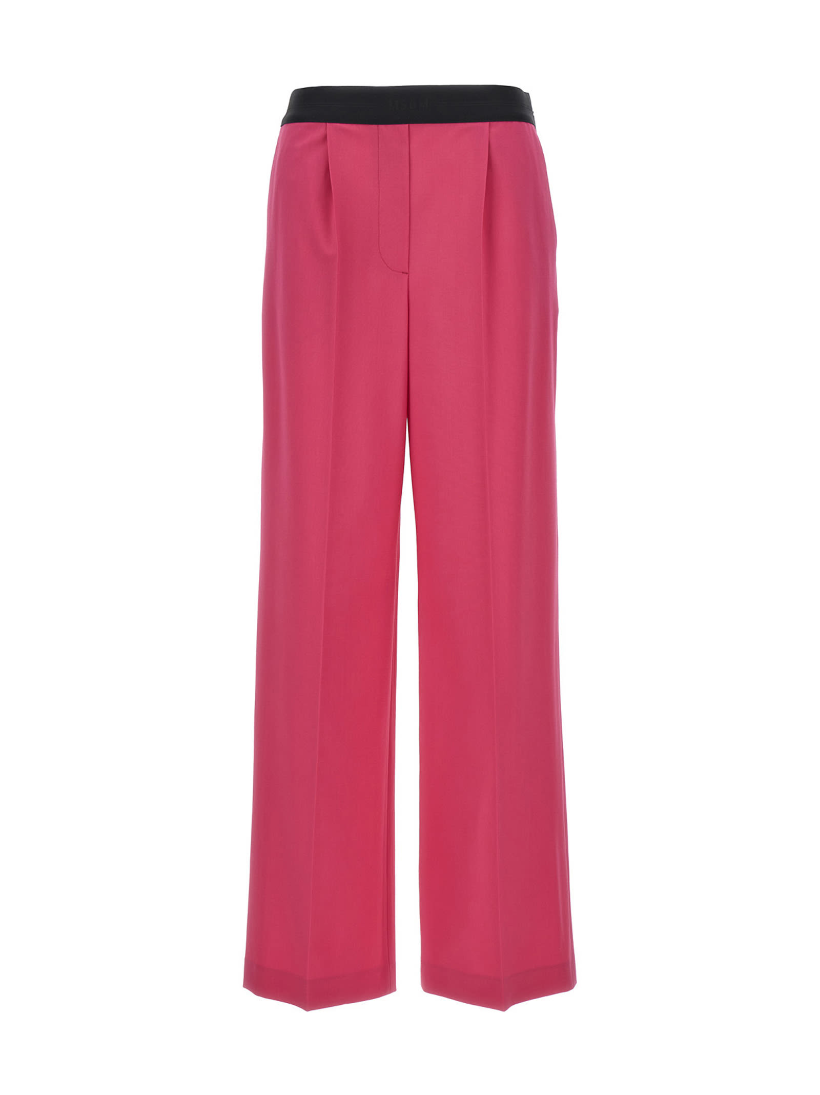 パンツ MSGM SS23 pants with front pleats (3441MDP16237200 14) MSGM Pants With Front Pleats | italist