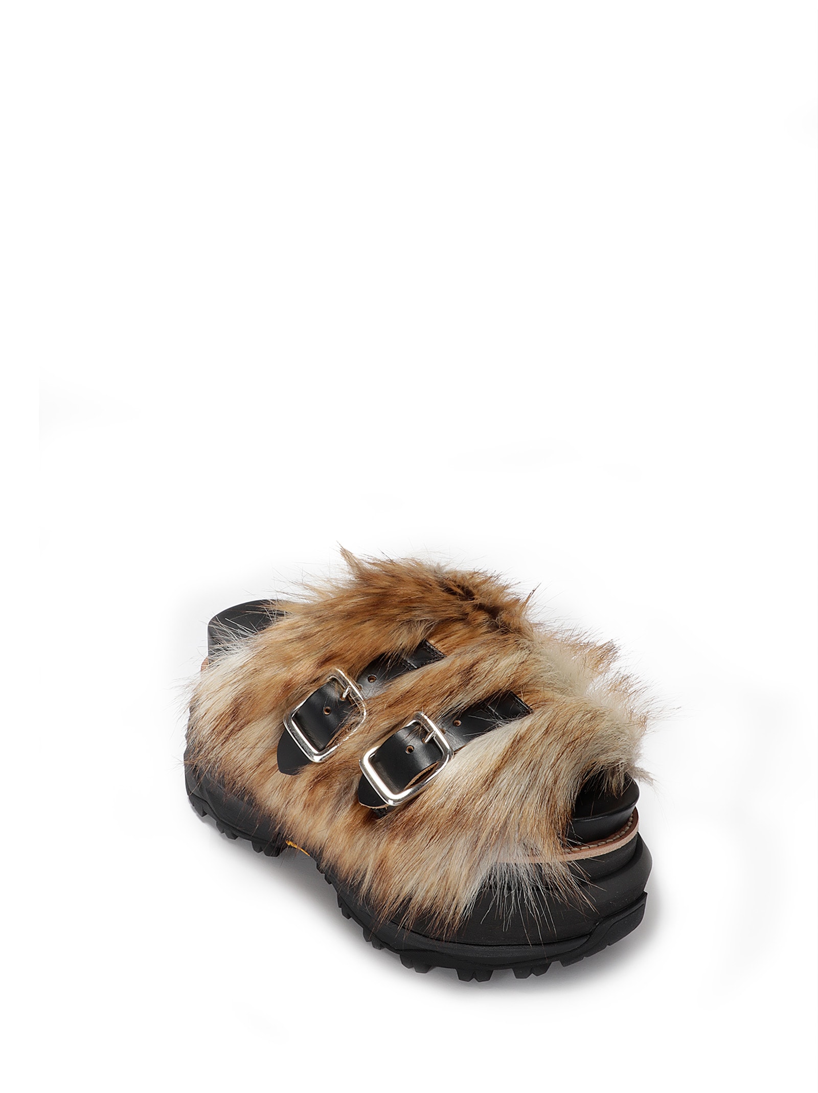 国内より1WEEK【sacai】Faux Fur Sandals Sacai Faux Fur Sandals | italist