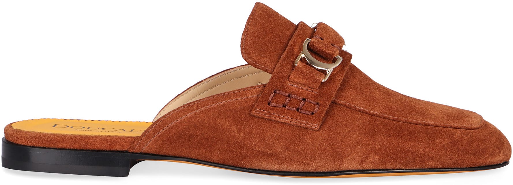 サンダル・ミュール Doucal's Suede-Leather Mules 楽天市場】2WAY ダブルストラップ 4.5cm ウェッジソール