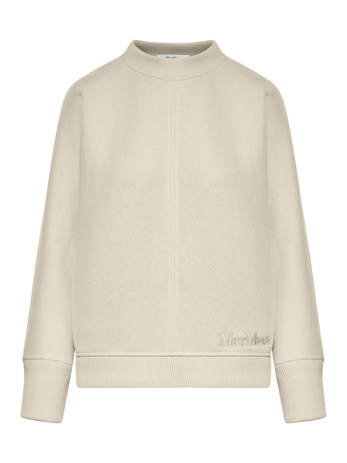 Max Mara Logo Embroidered Crewneck Jumper | italist, ALWAYS