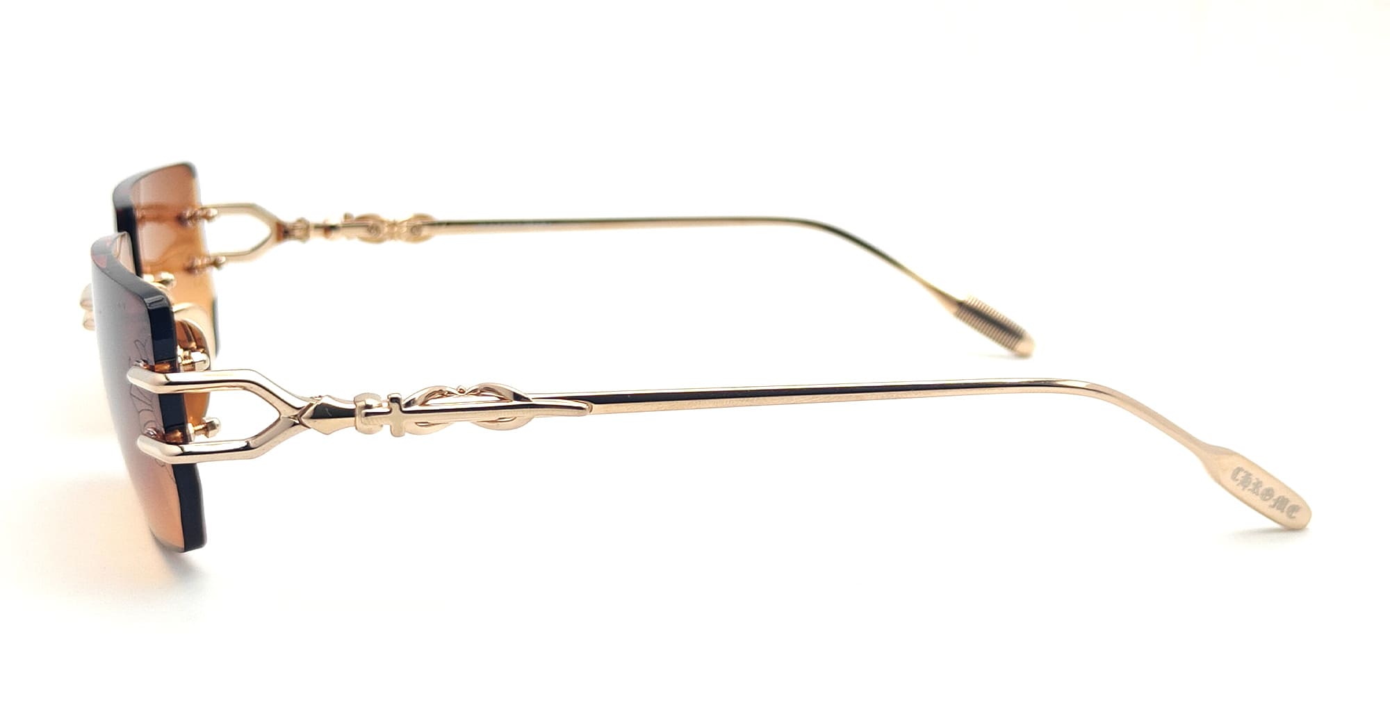 【送料&関税込】Chrome Hearts Thick - Gold Plated / Matte Go Chrome Hearts Thick Gold | Stecca Optometria