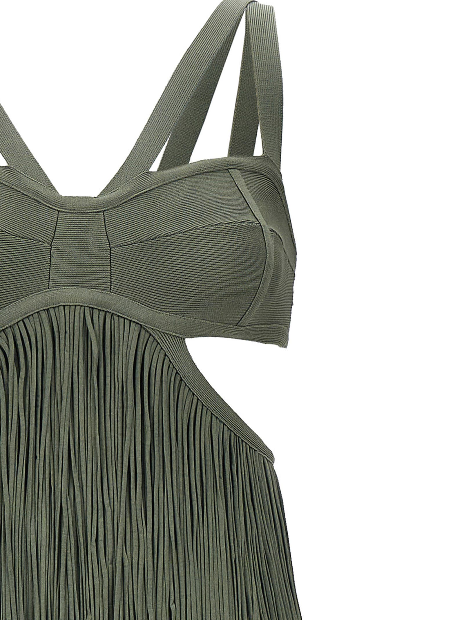 スカート Herve leger 'Strappy Tiered Fringe' dress Hervé Léger 'strappy Tiered Fringe' Dress | italist, ALWAYS