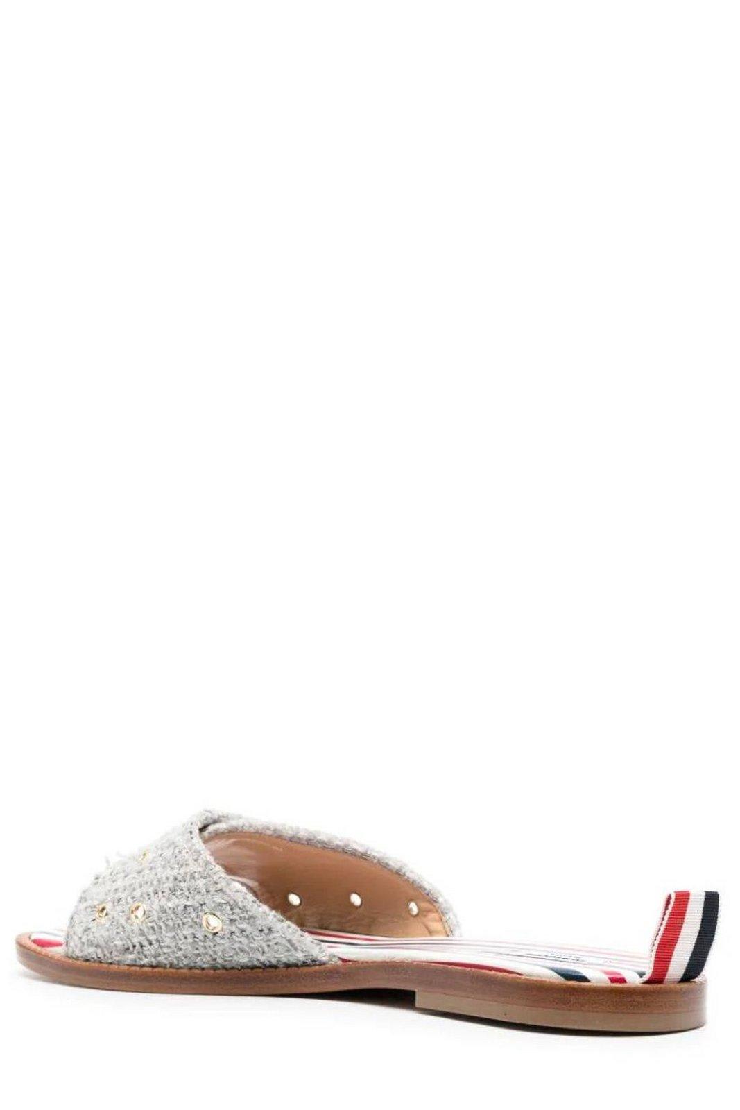 【送料&関税込】Thom Browne Tweed Slip-on Sandals Thom Browne Tweed Slip-on Sandals | italist