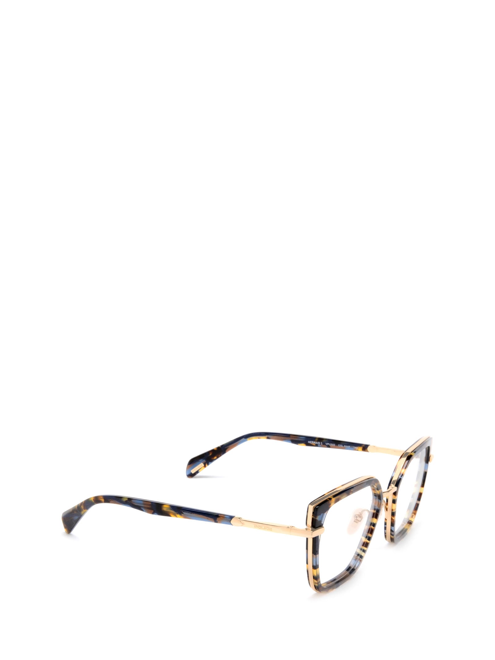 Police Vpld22 Blue Havana Glasses | italist