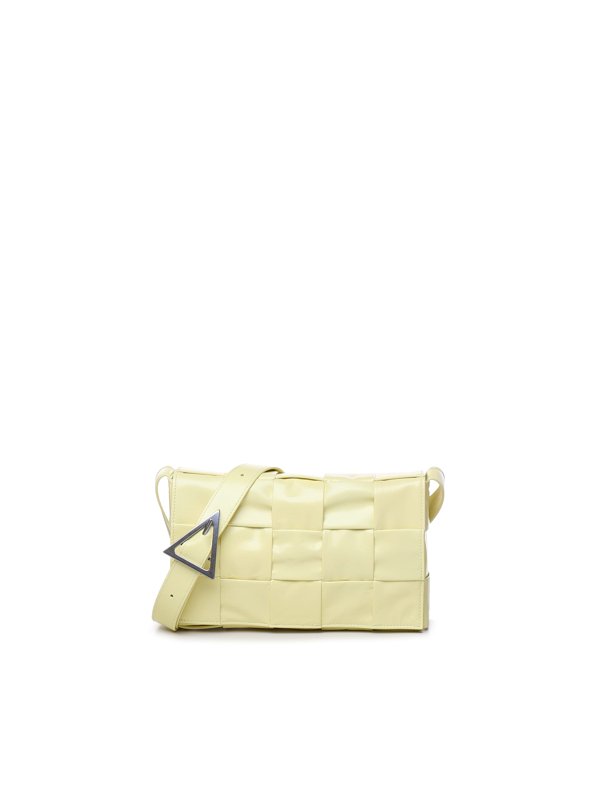 Bottega Veneta The Mini Pouch Zest Washed in Calfskin with Gold