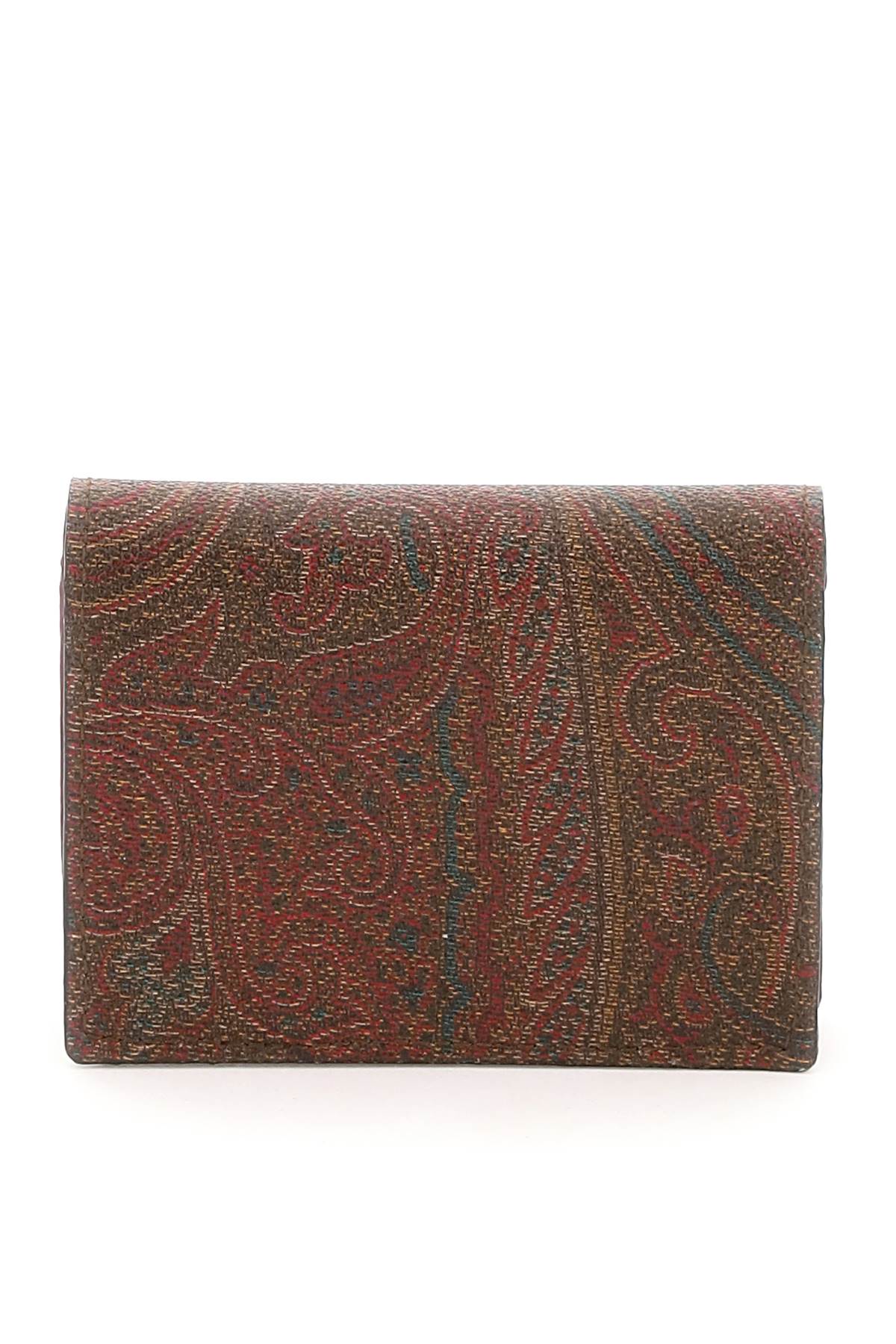 Etro Paisley Wallet With Pegaso Logo | italist