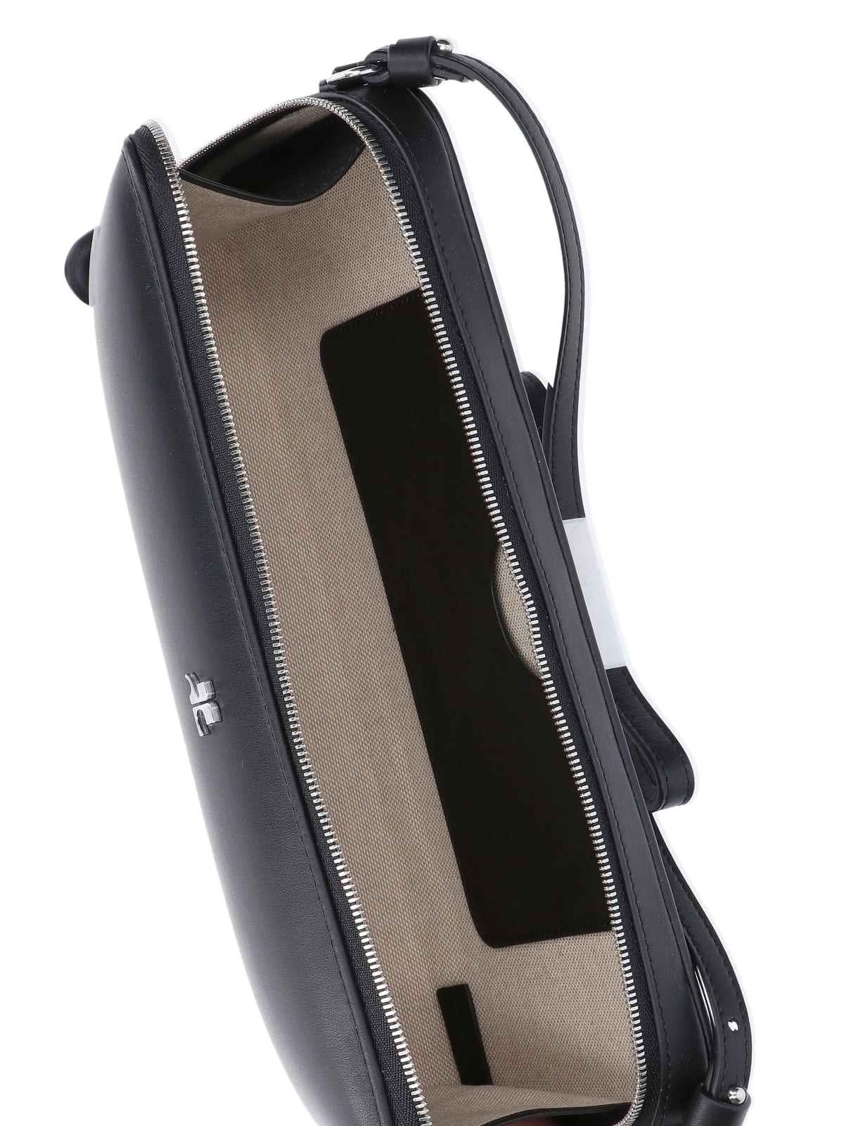 Courrèges Cloud Reflex Leather Baguette Bag | italist