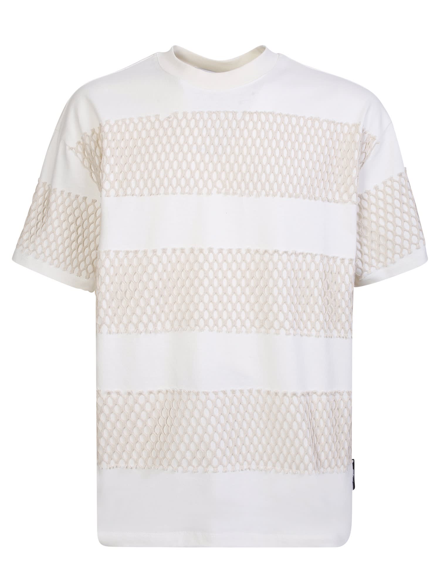 【送料&関税込】MSGM Net Panels T-shirt MSGM Net Panels T-shirt | italist