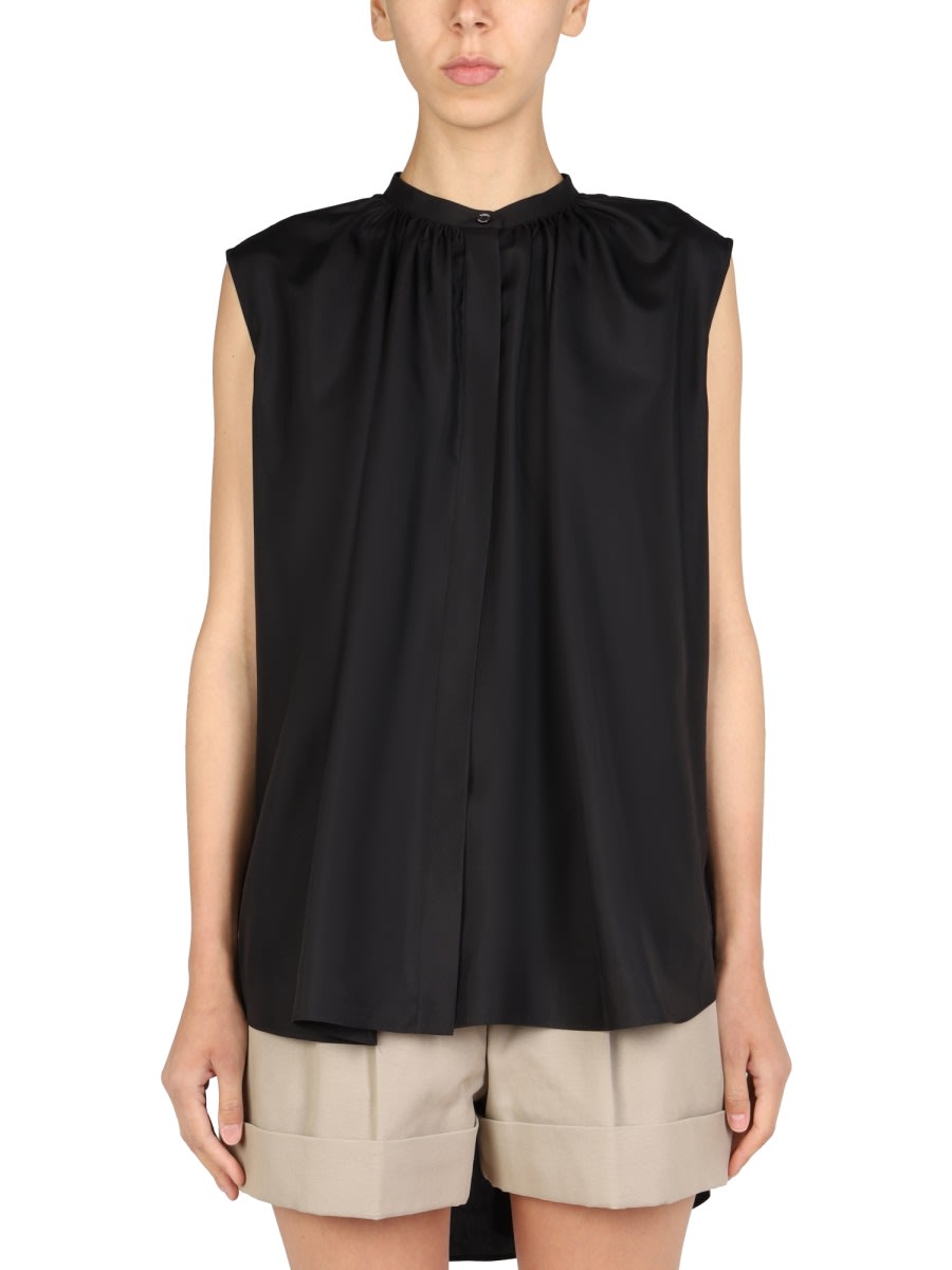 Tシャツ・カットソー alexander mcqueen SS22 SILK BLOUSE (696462_QBAB21000) alexander mcqueen SS22 SILK BLOUSE (696462_QBAB25084