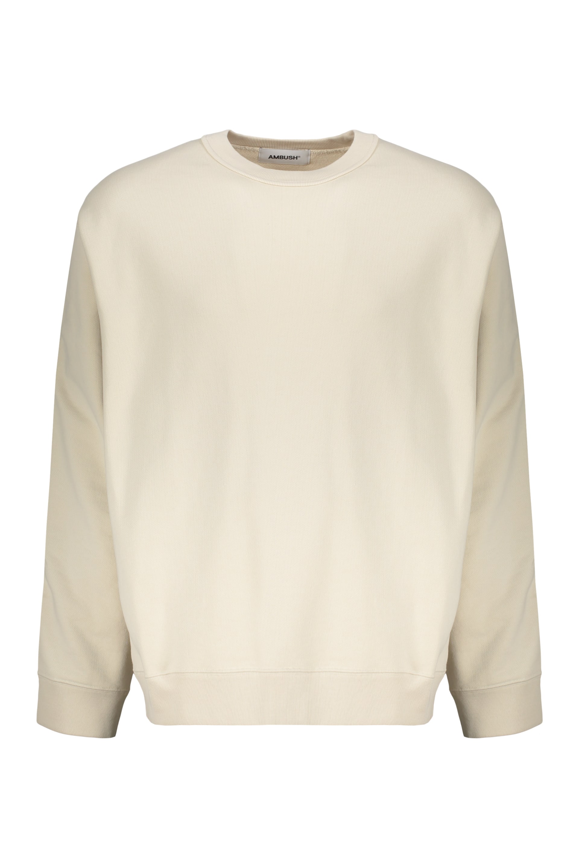 【関税&送料込】Ambush Ivory Cotton Sweatshirt AMBUSH Cotton Sweatshirt | italist