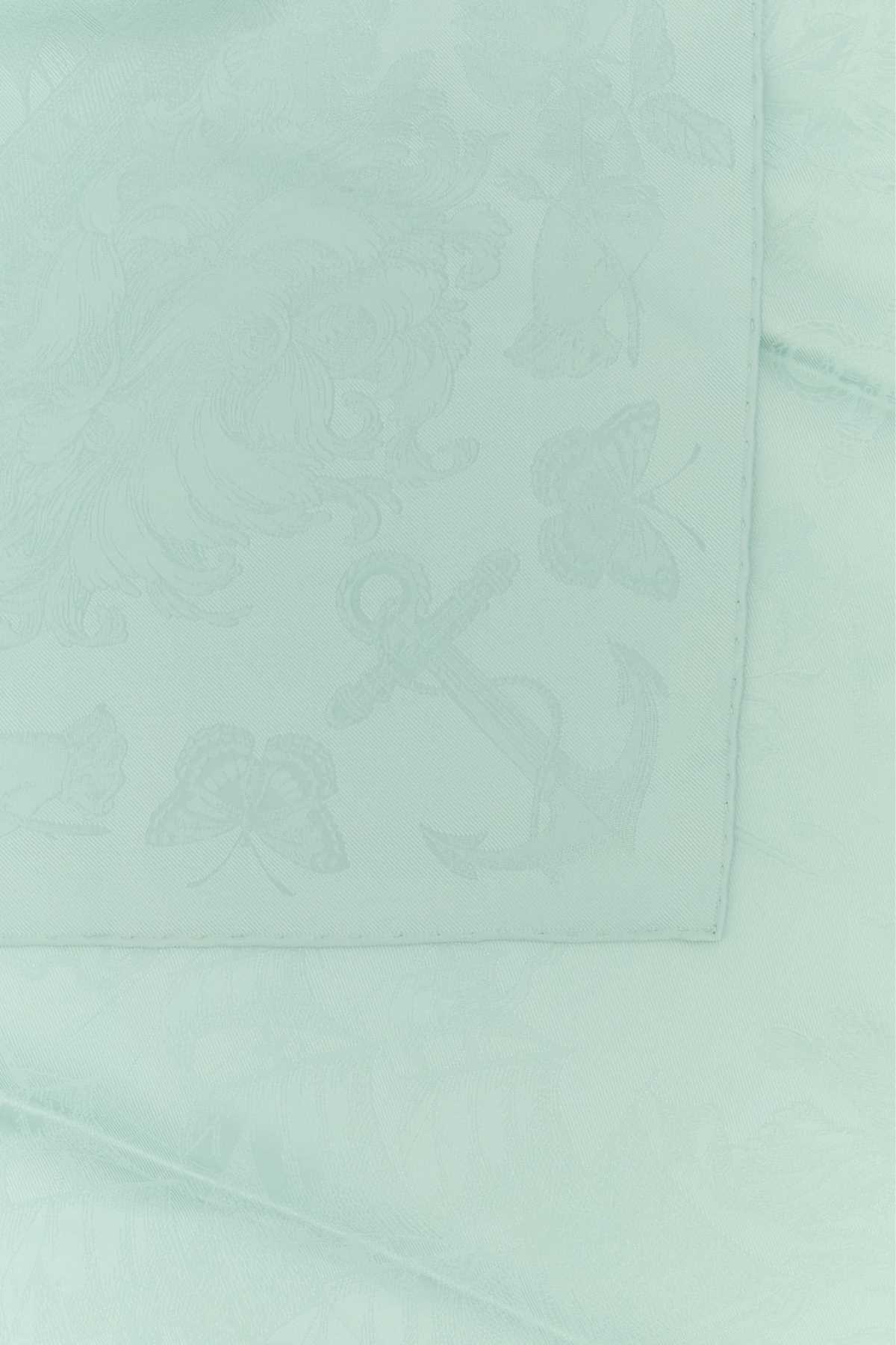Alexander McQueen Sea Green Silk Foulard | italist