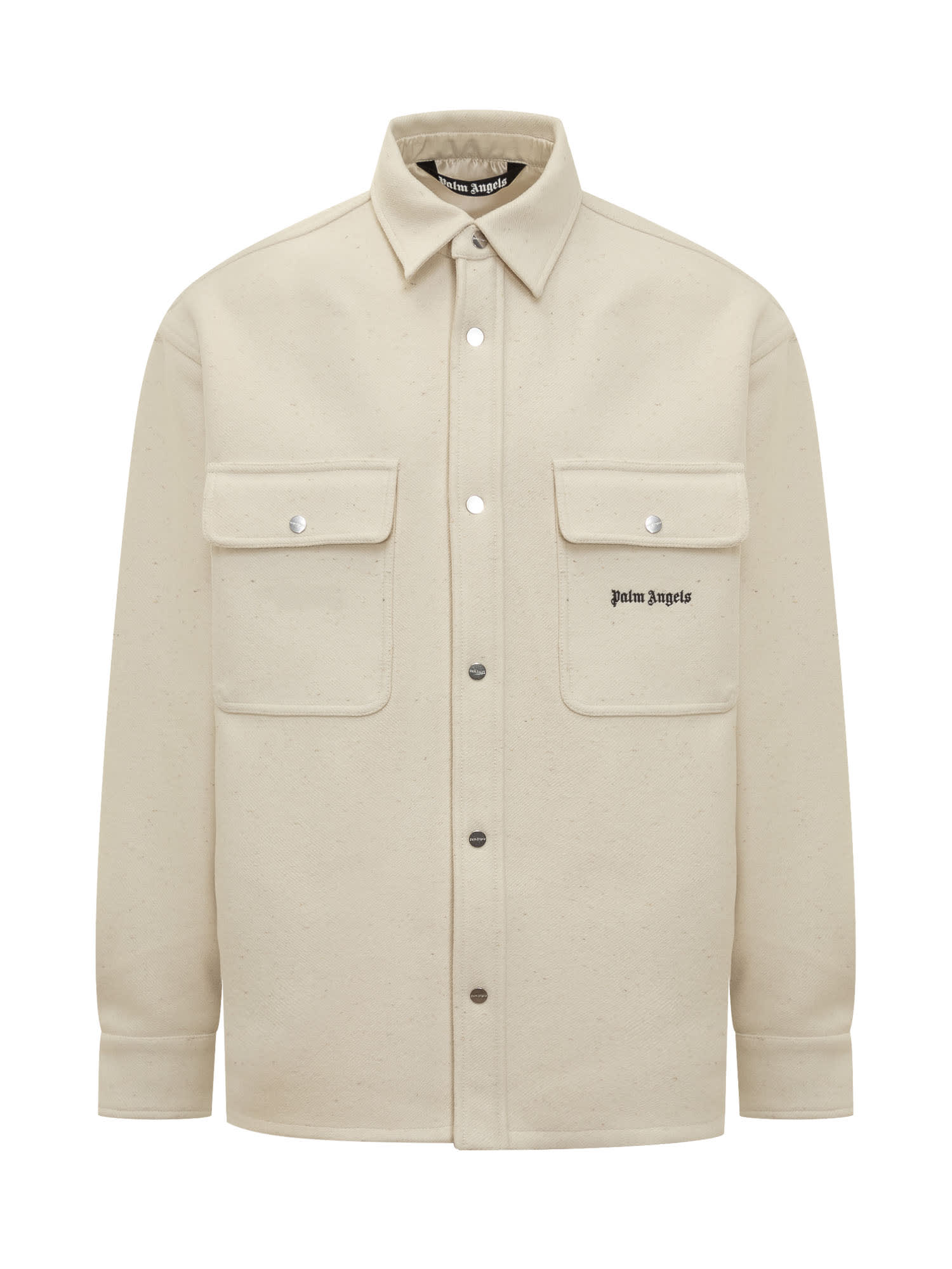 Palm Angels Corduroy Shirt Jacket Beige Men's - FW23 - US