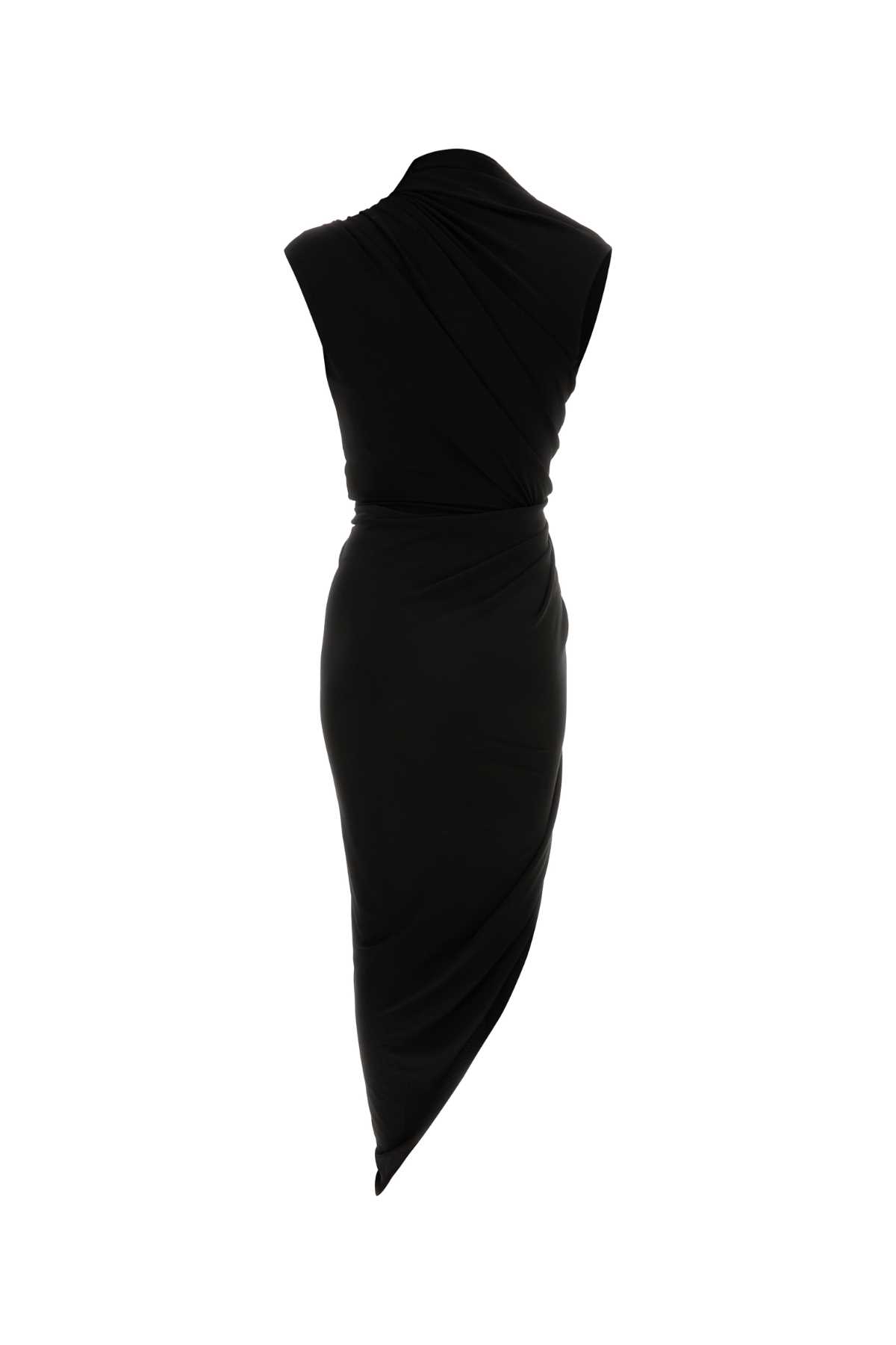 ワンピース Balenciaga Black Stretch Crepe Dress Balenciaga Black Stretch Crepe Dress | italist