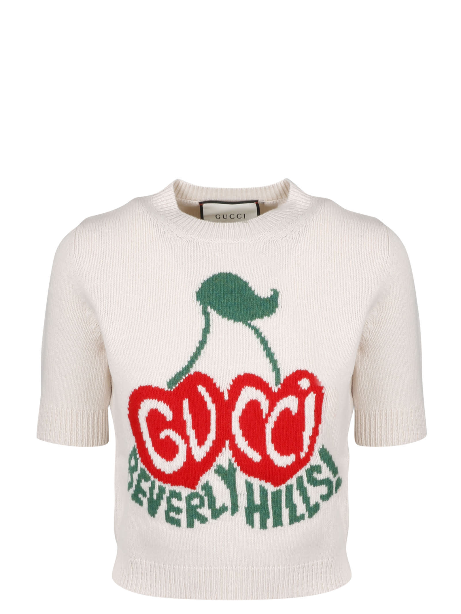トップス GUCCI Beverly Hills cherry Knit Gucci Cherries Beverly Hills Crop Sweater | italist, ALWAYS
