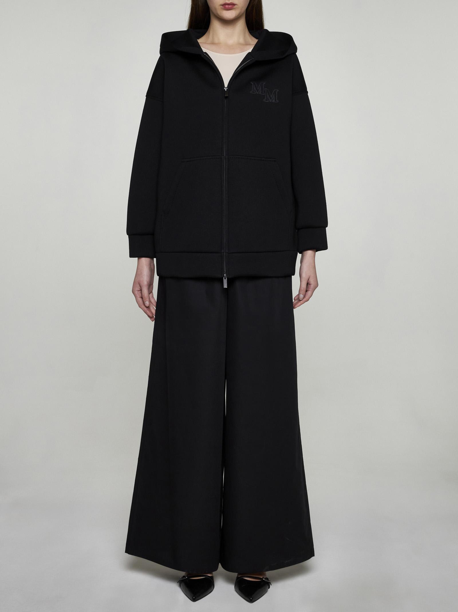 【送料&関税込】Max Mara Black Wool Obbia Sweatshirt Max Mara Black Wool Obbia Sweatshirt | italist