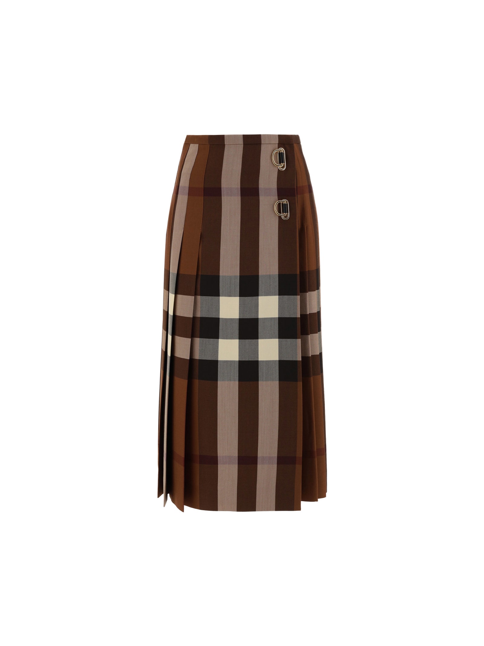 tight burberry skirt