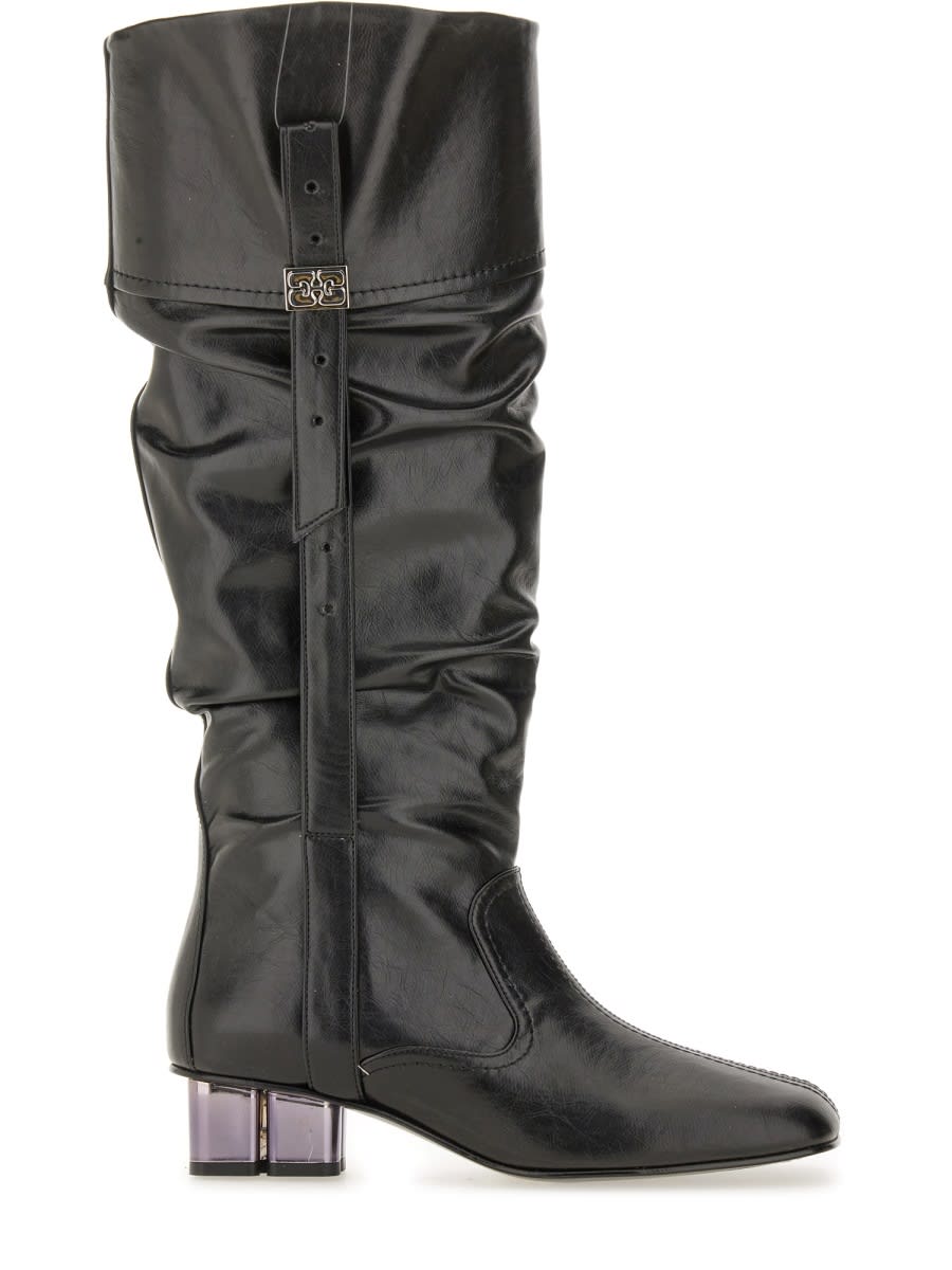 【関税&送料込】Ganni Slouchy Boot Butterfly Ganni Slouchy Boot 