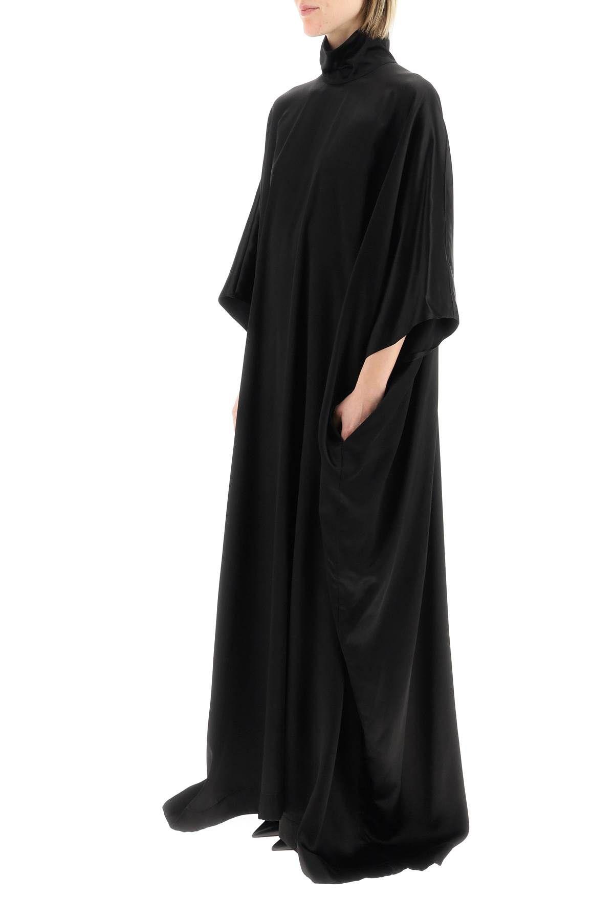 【送料&関税込】Balenciaga Satin Cape Dress Balenciaga Satin Cape Dress | italist