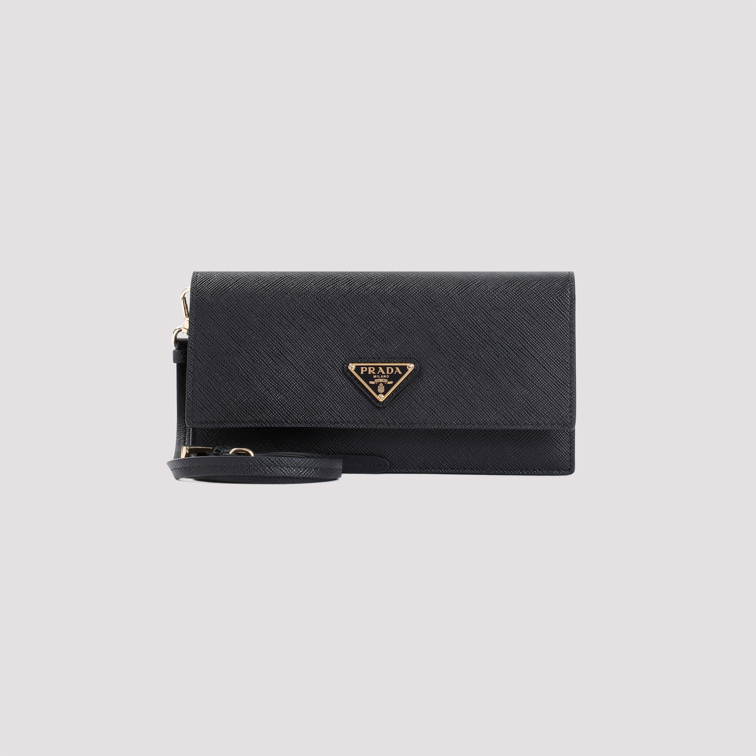 ハンドバッグ PRADA 1BC239_2CYS_F0362 CALF LEATHER POUCH WITH STRAP Caramel Leather Pouch | PRADA