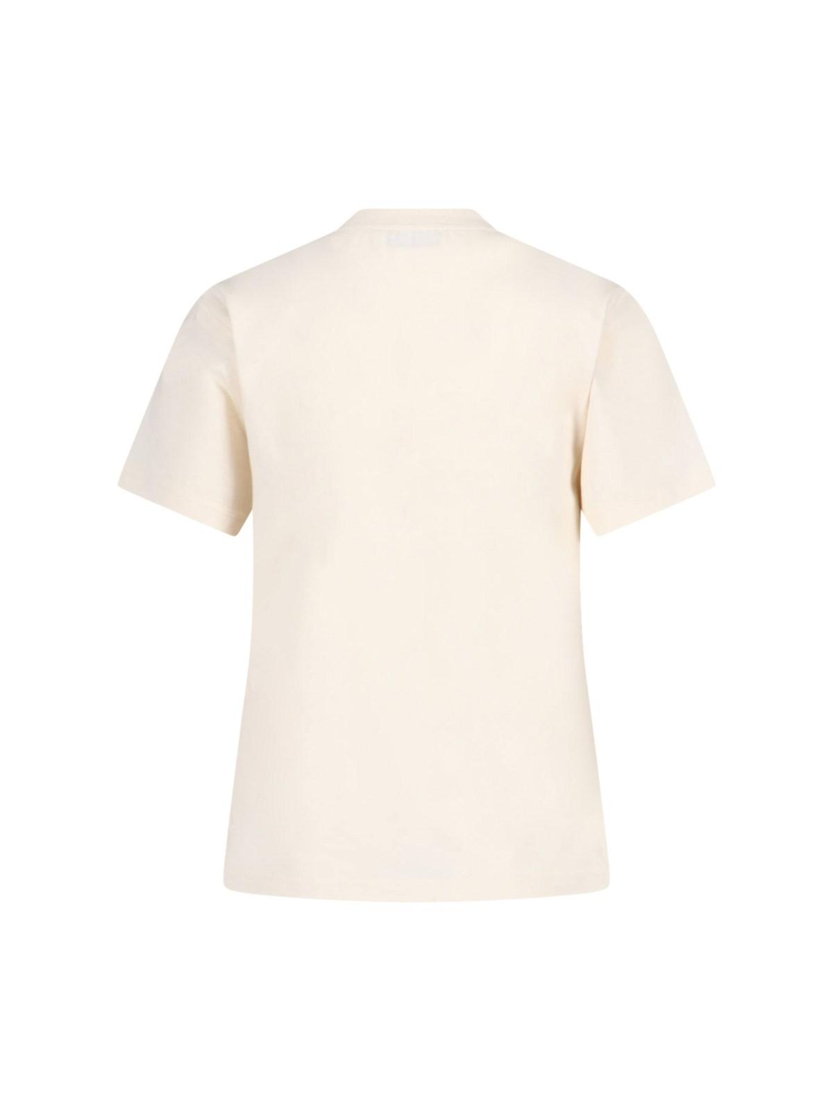 Miu Miu Logo T-shirt With Rhinestones | italist
