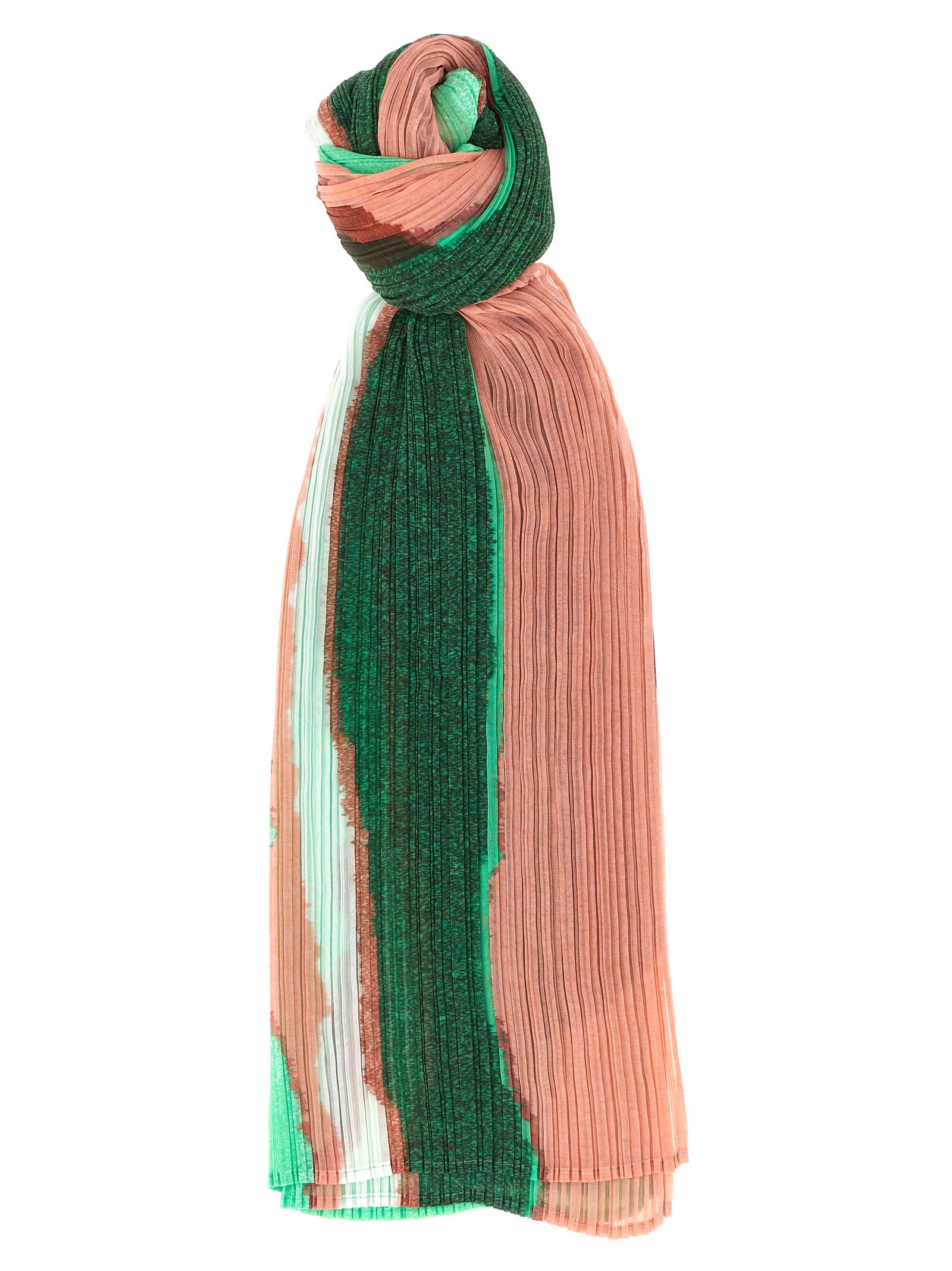 スカーフ ISSEY MIYAKE 'Grainy Colors Madame-T' stole (PP57AD221 59) Pleats Please Issey Miyake 'grainy Colors Madame-t' Stole
