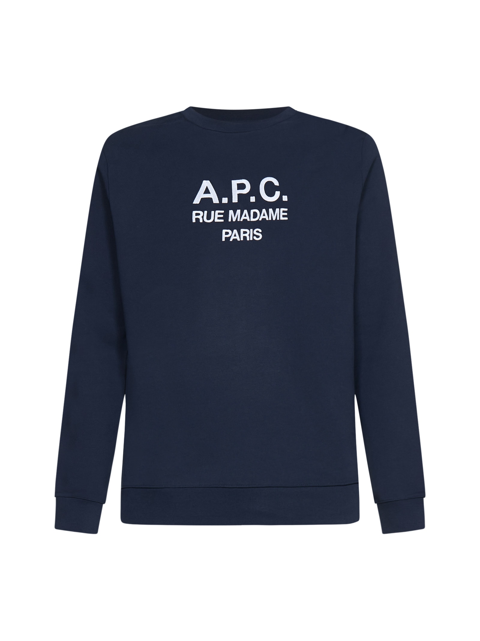 ★【A.P.C.】 Rufus Logo Sweat Shirt★ A.P.C. Rufus logo-embroidered sweatshirt | REVERSIBLE