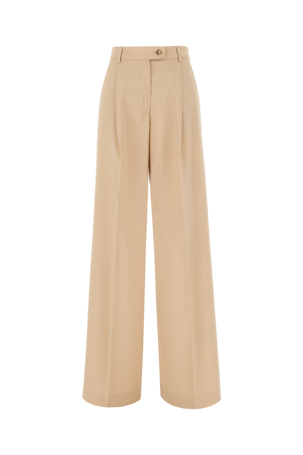 【関税&送料込】Sportmax Fluo Yellow Satin Egemone Pant SportMax Beige Wool Pants | italist